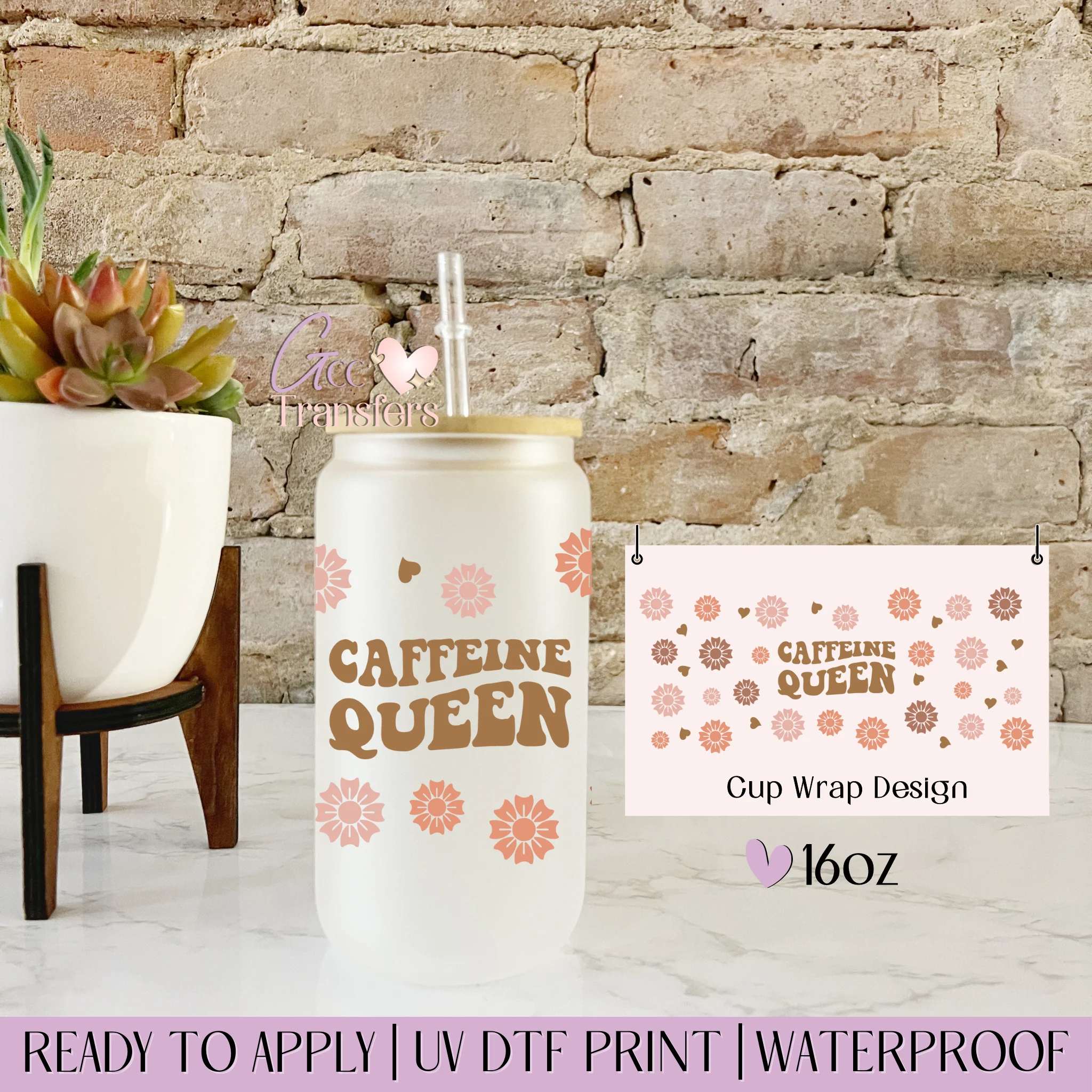 Caffeine Queen - 16oz cup