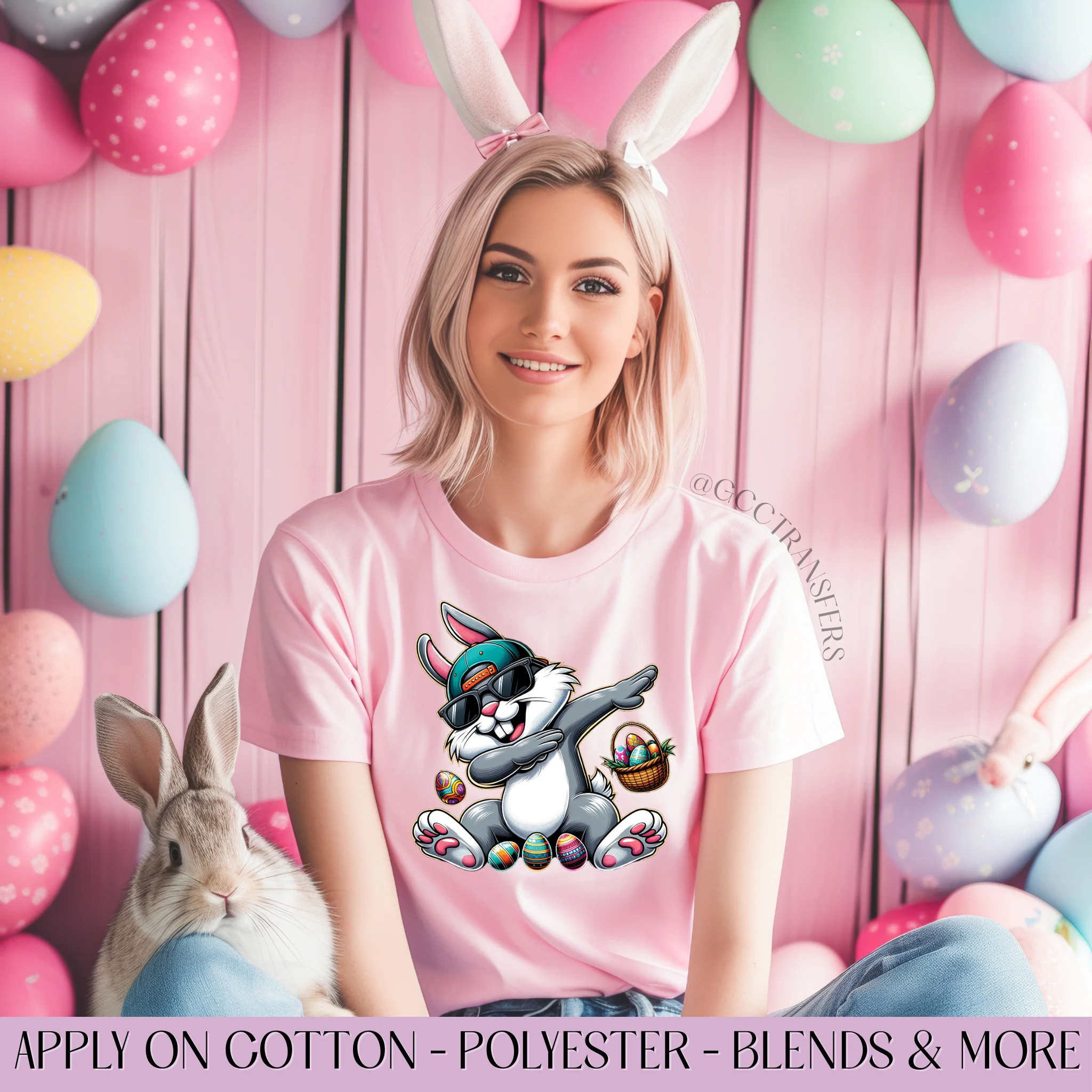 Happy Easter Bunny Dabbing - Graphic Apparel