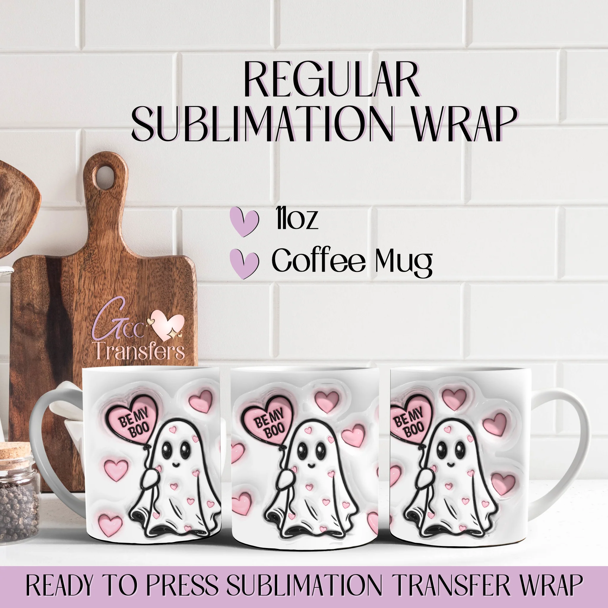 Be My Boo Cute Ghost - 11oz Mug