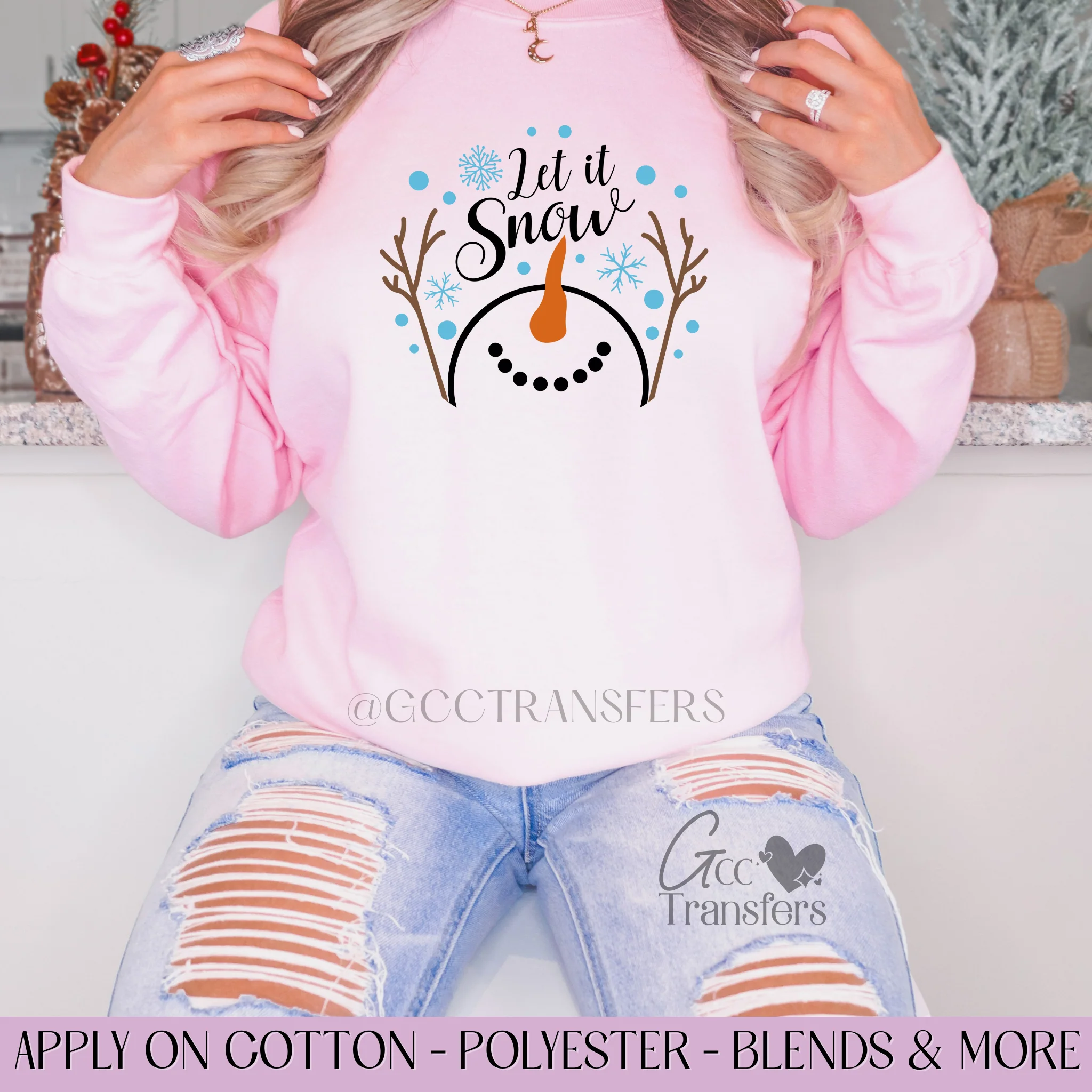 Let it Snow Snowman - Graphic Apparel