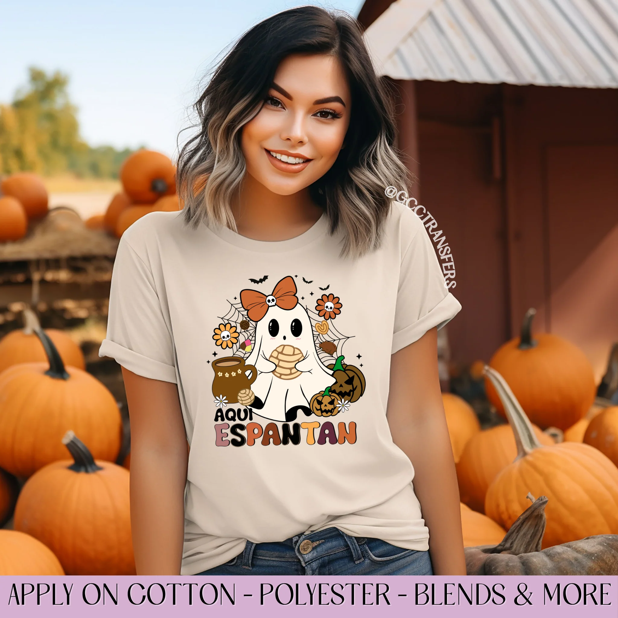 Aqui Espantan Spooky Conchas - Graphic Apparel