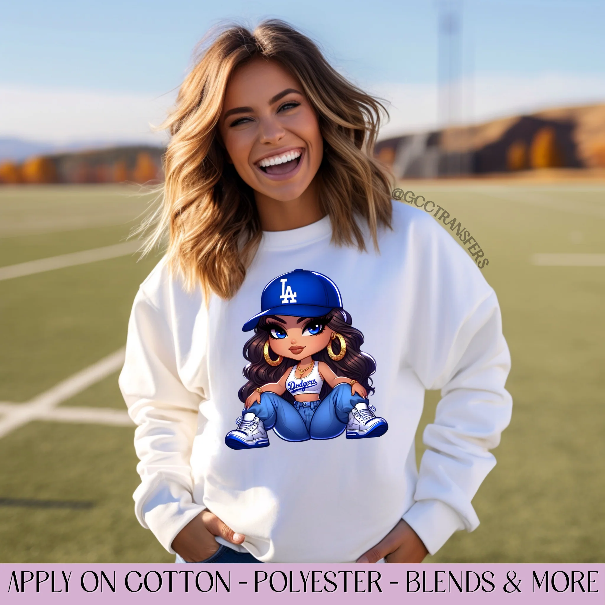 LA Baseball Fan Latina - Graphic Apparel