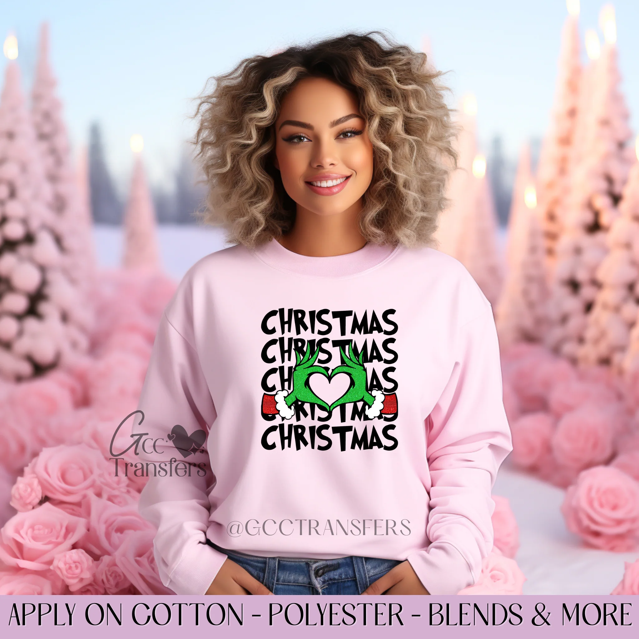 Christmas Grinch Heart- Graphic Apparel