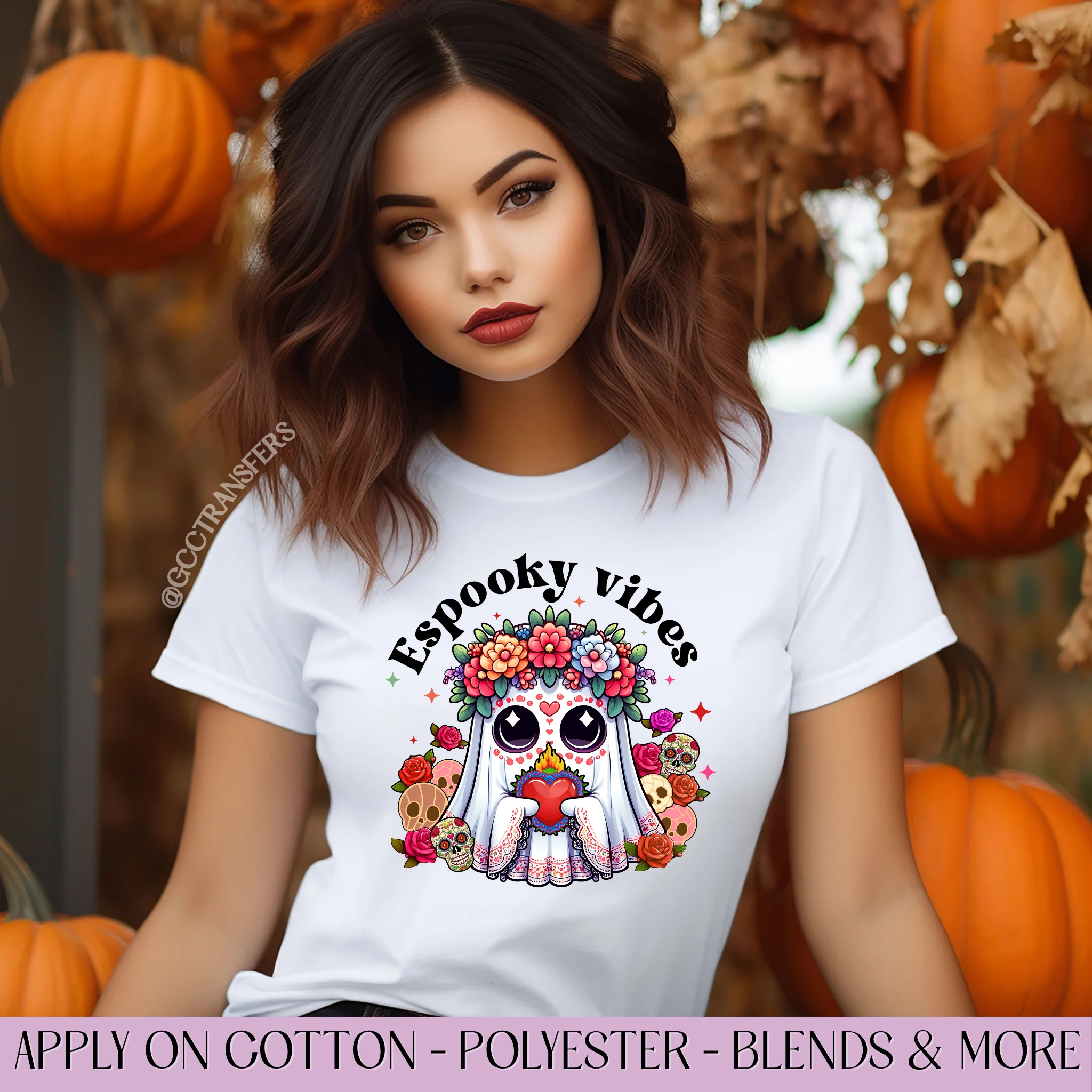 Espooky Vibes Ghost Conchas - Graphic Apparel