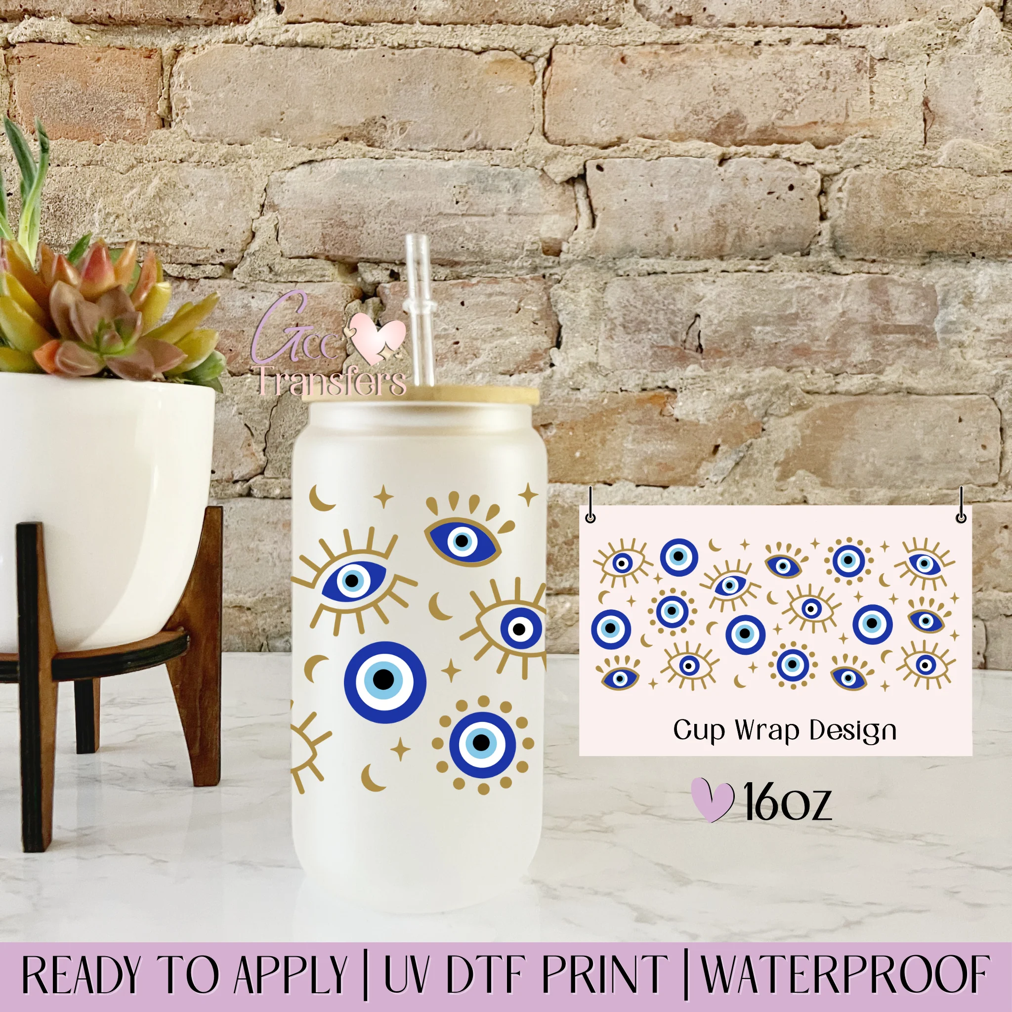 Evil Eyes Vibes - 16oz cup