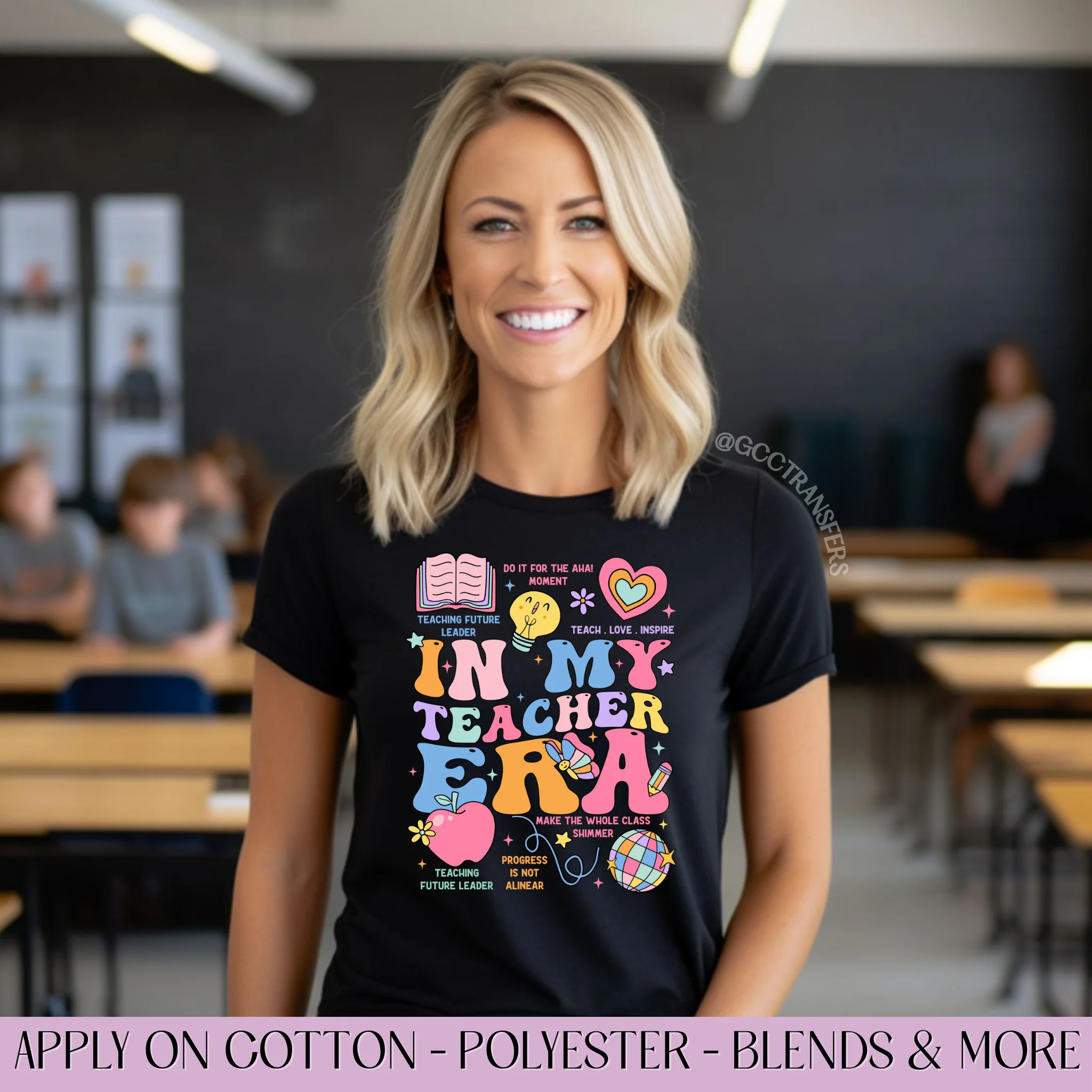 In My Teacher Era Colorful - Graphic Apparel