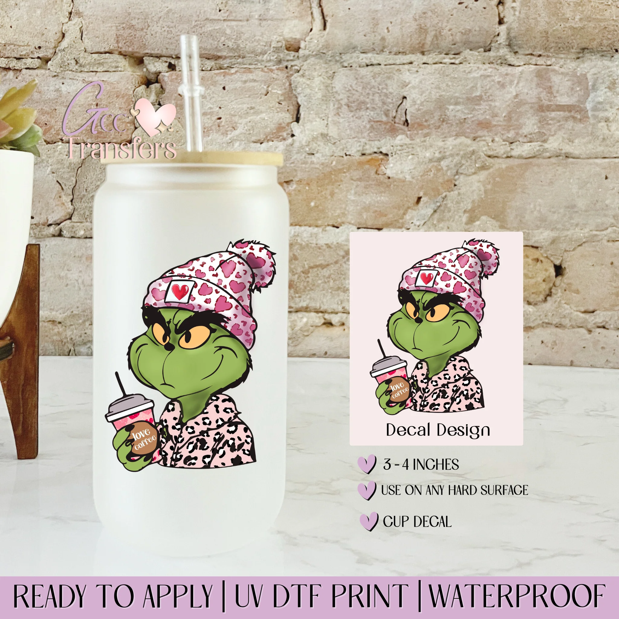 Valentine Boujee Hearts Leopard - CUP