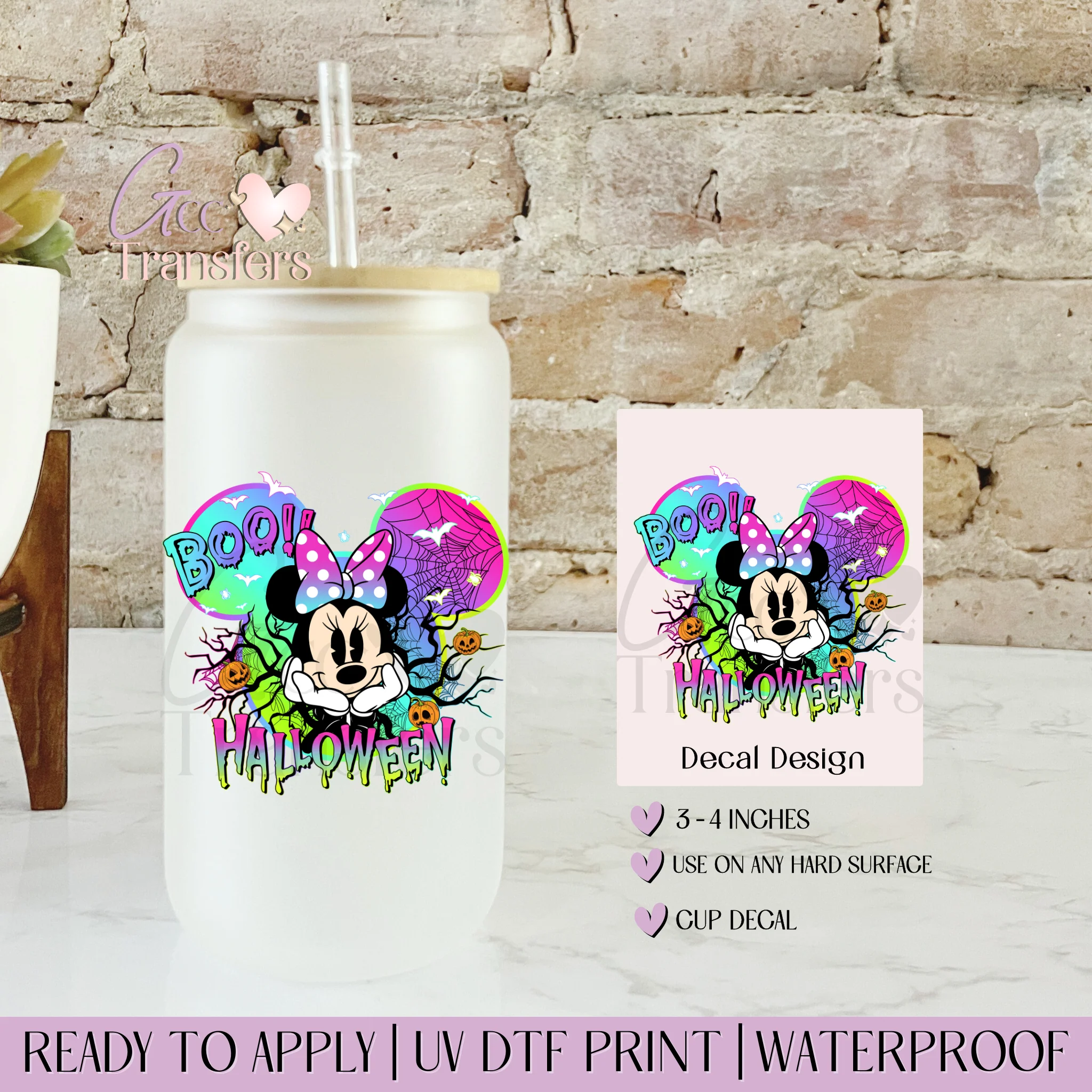 Scary Mice Bow Boo Halloween - CUP