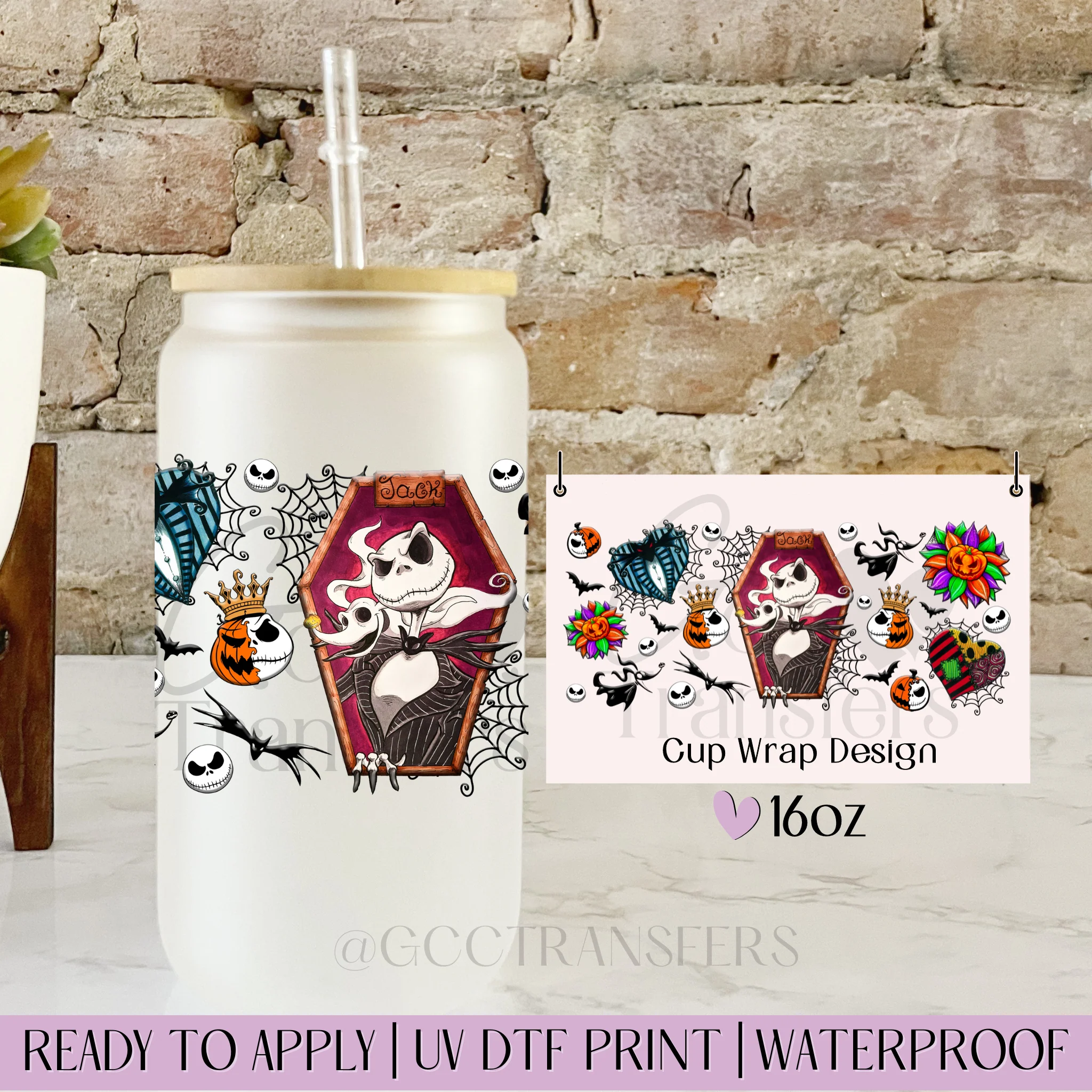 Horror Character Grave Halloween  - 16oz cup