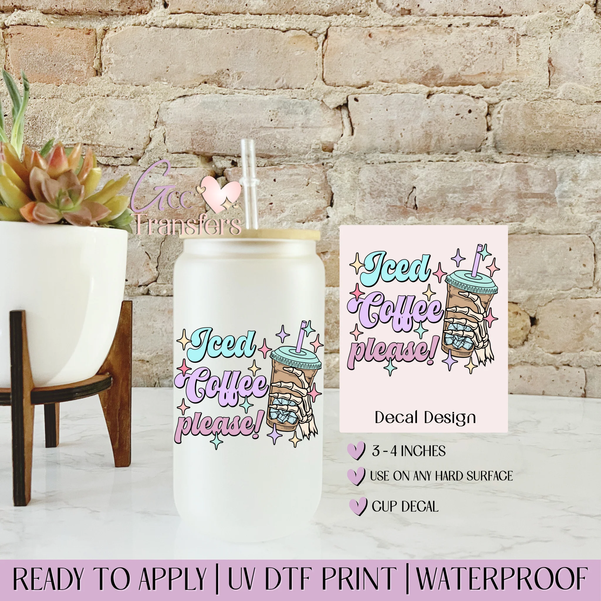 Iced Coffee Please Retro - CUP