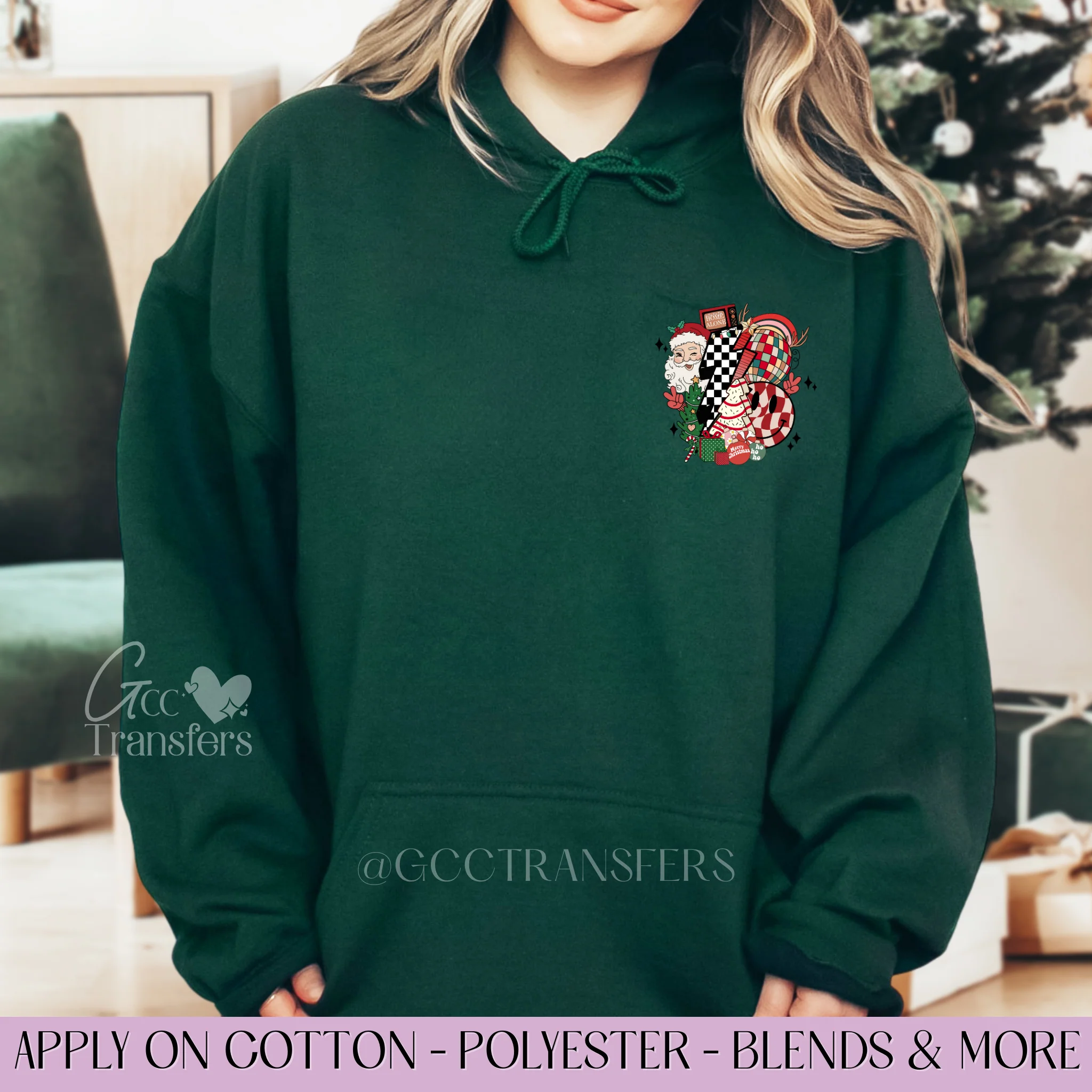 Retro Santa Claus (Pocket Size) - Graphic Apparel