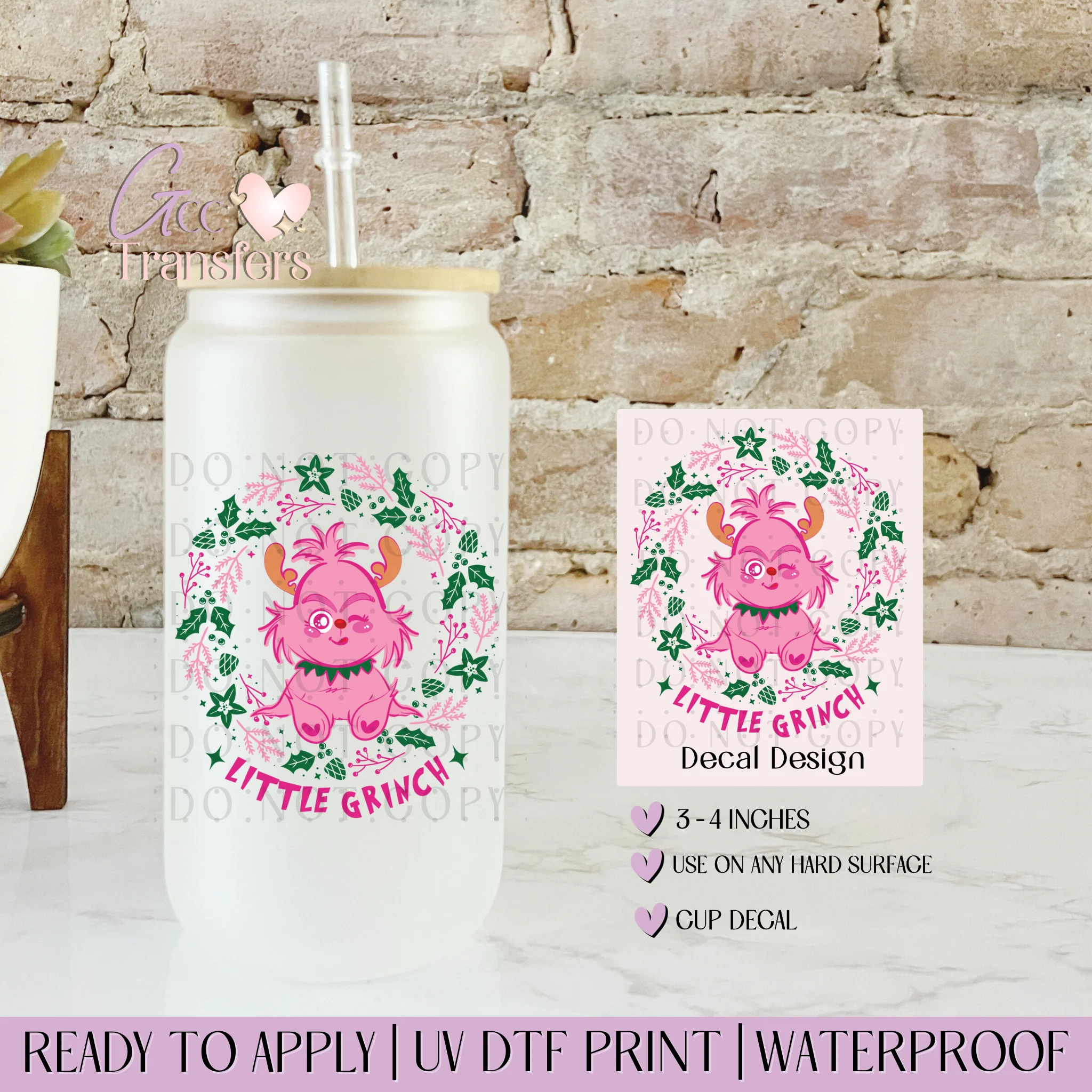 Little Grinch Pink - CUP