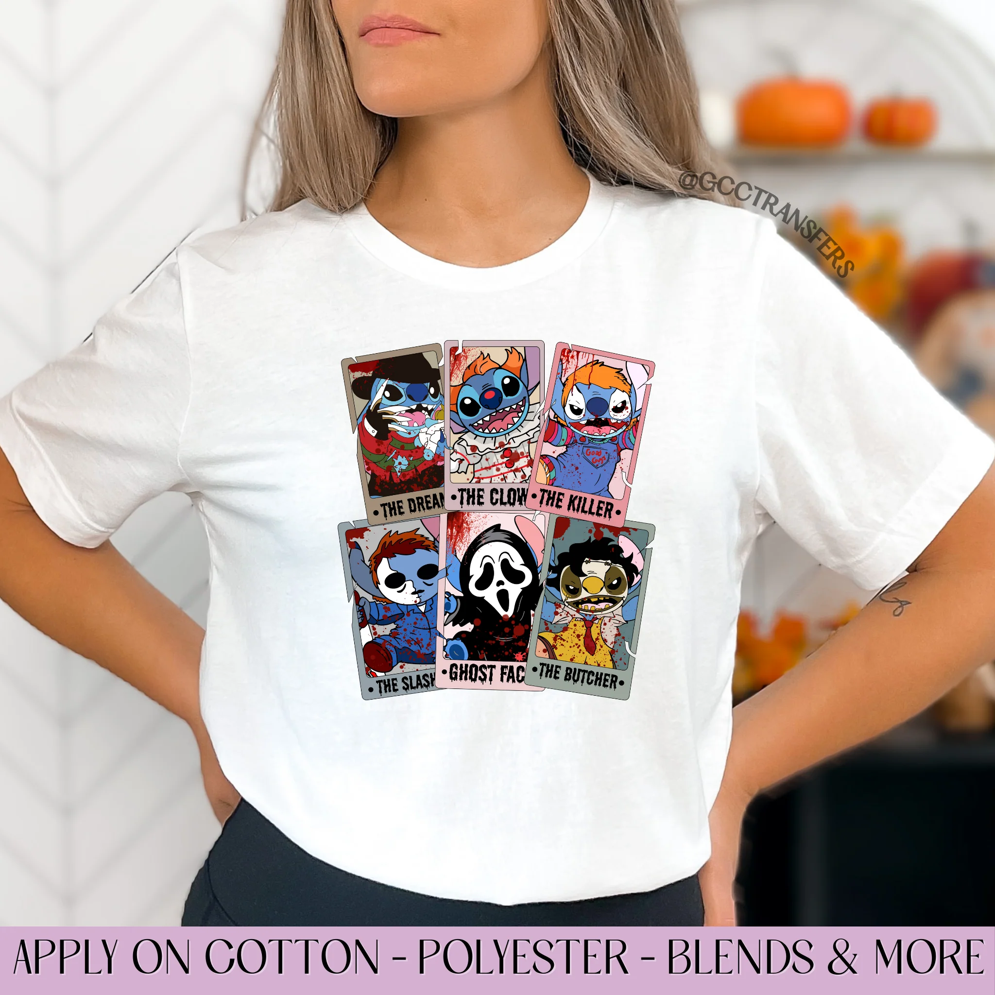 Cute Character Tarot Cards Halloween- Graphic Apparel