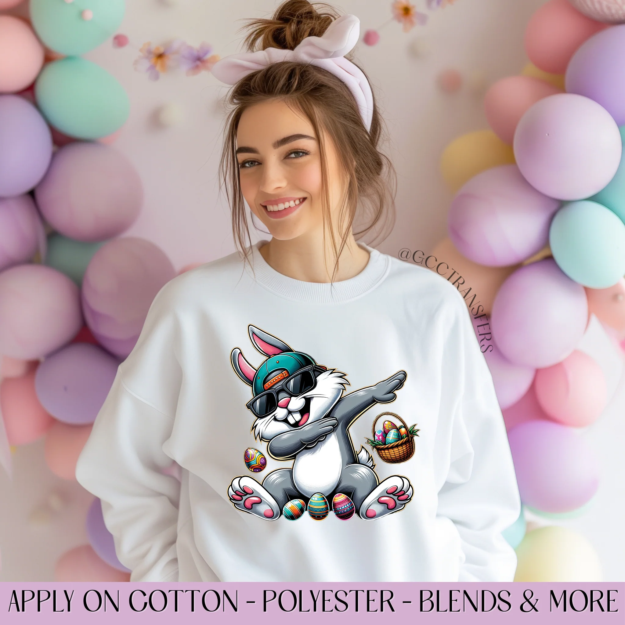 Happy Easter Bunny Dabbing - Graphic Apparel