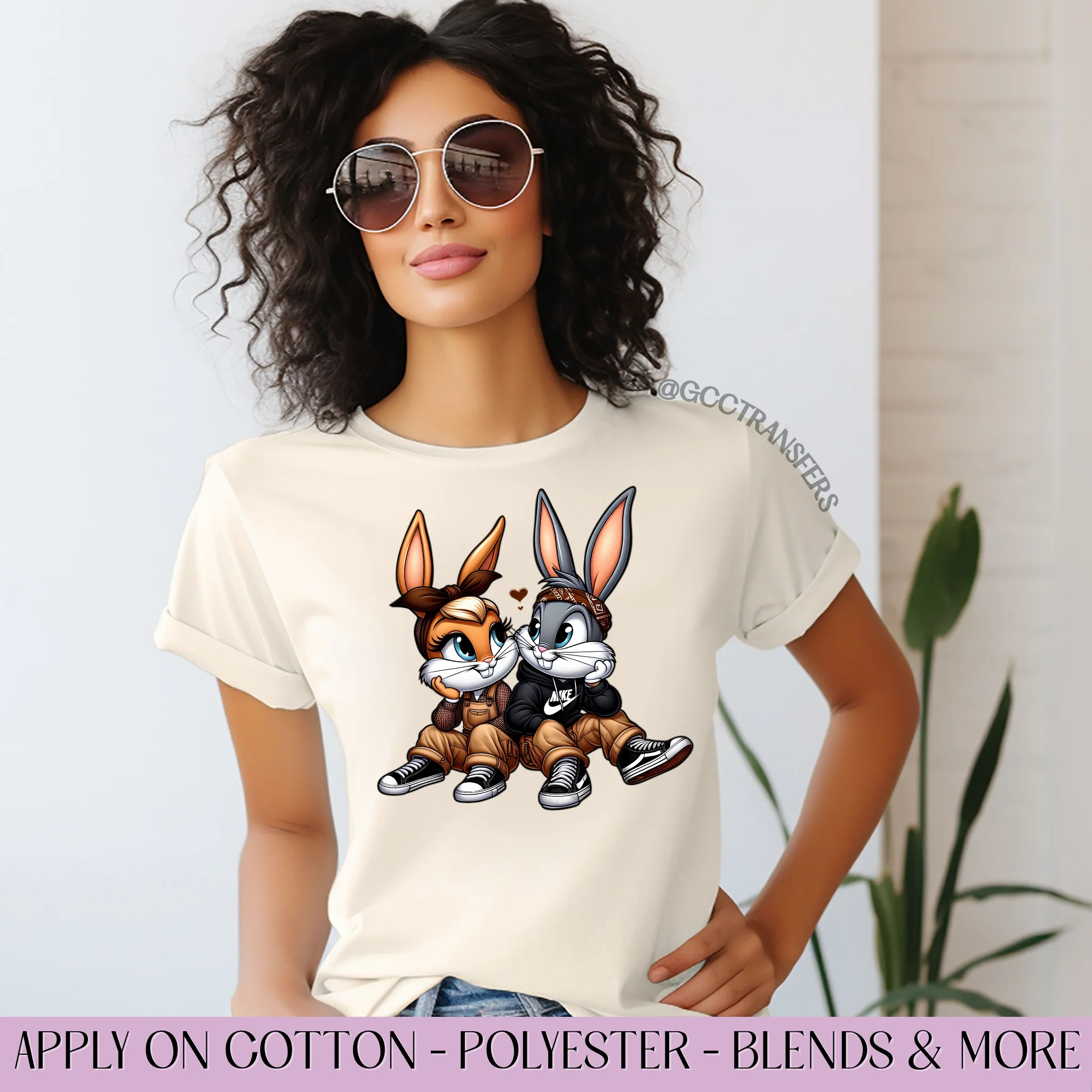 Chicano Rabbit Couple - Graphic Apparel