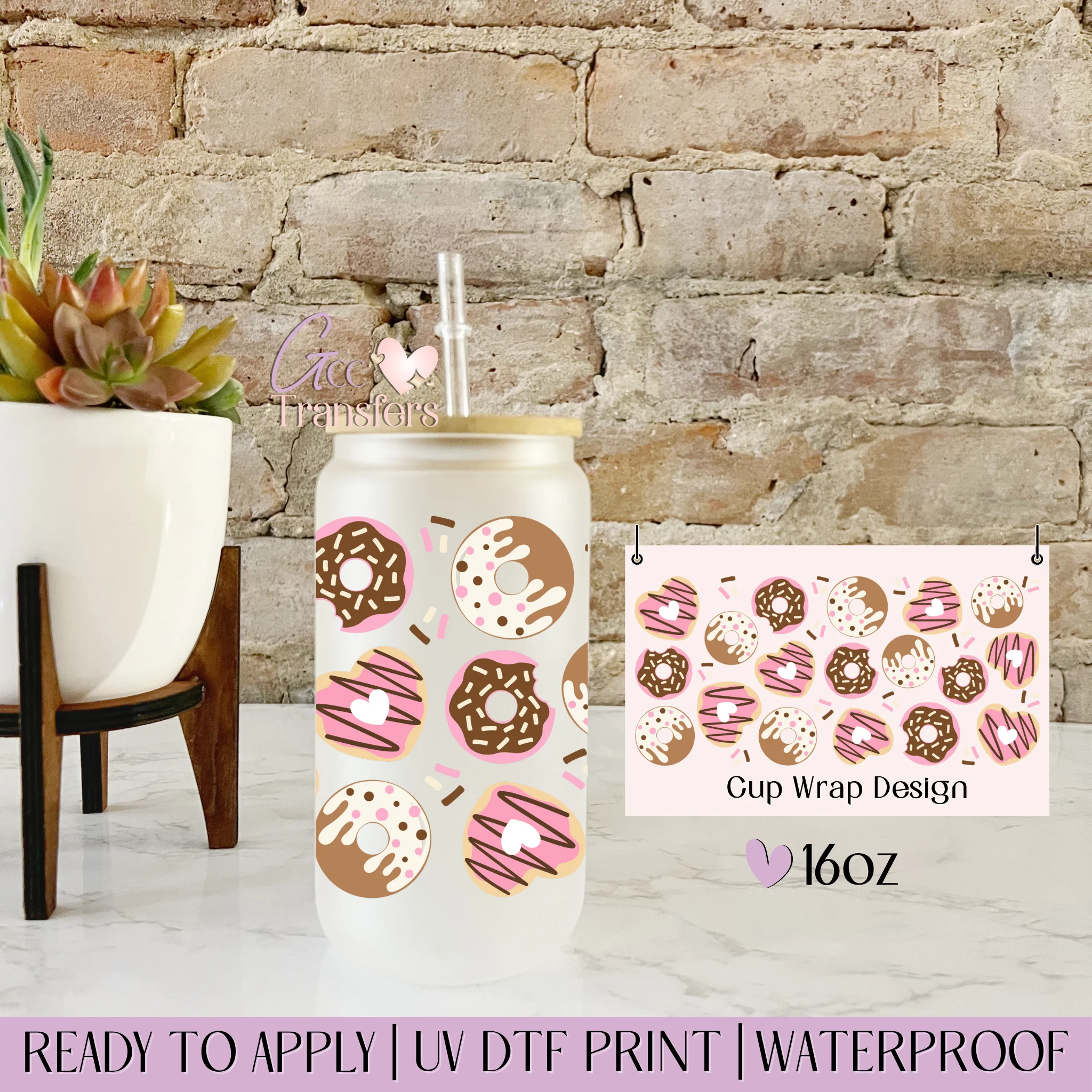 Donut - 16oz cup