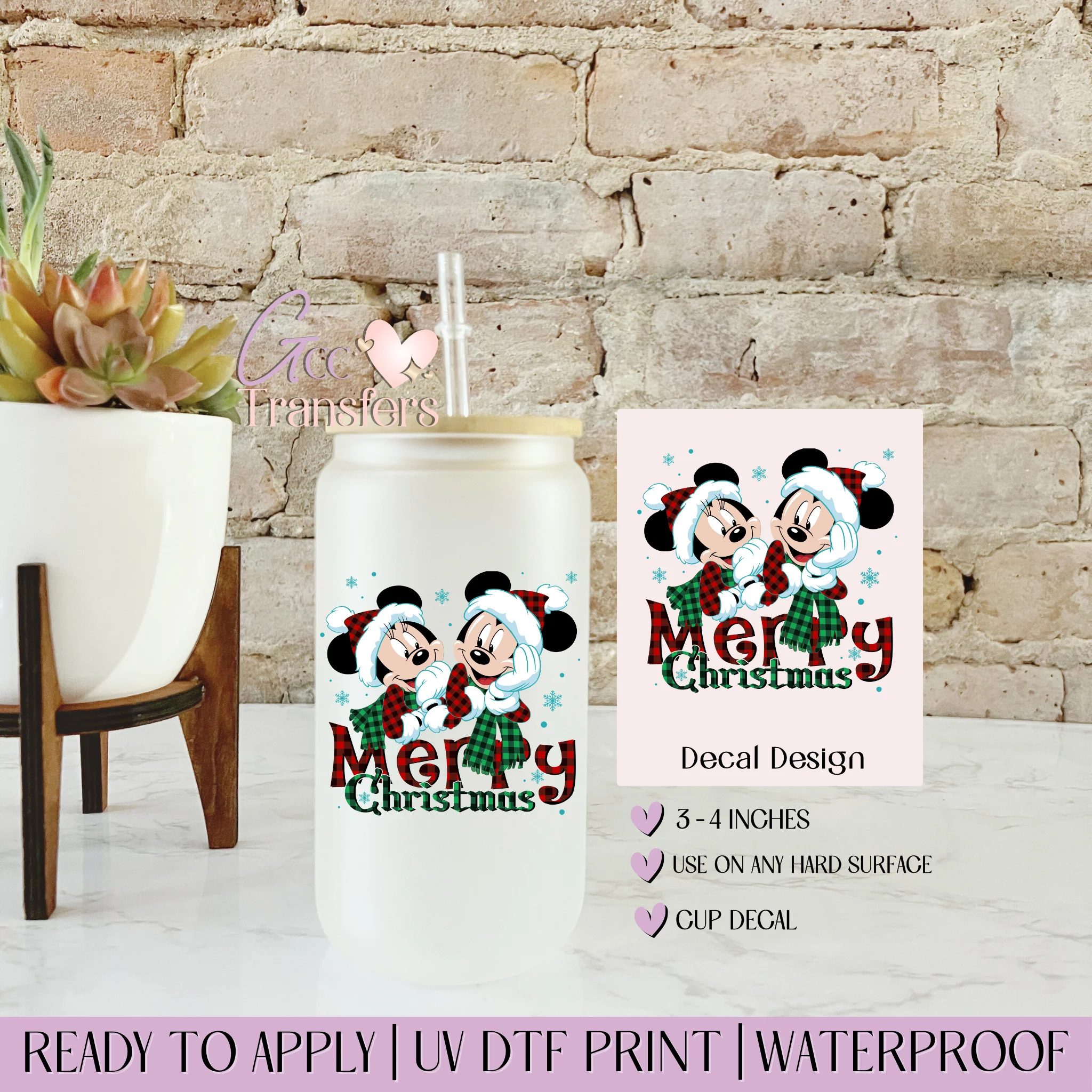 Merry Christmas Mice Snow - CUP