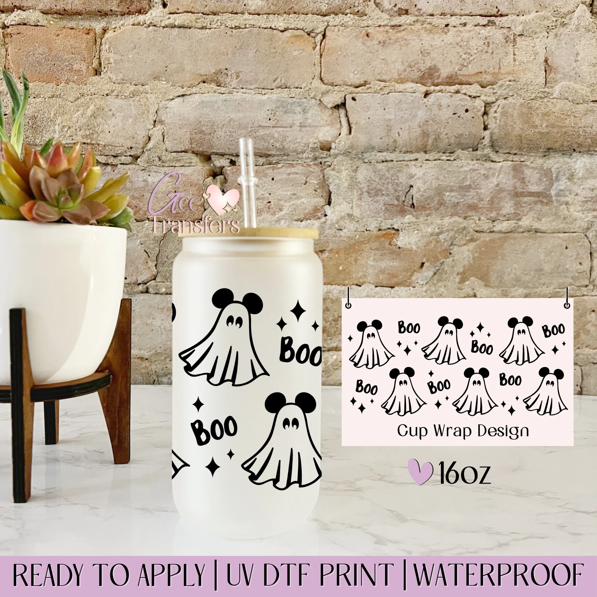 Boo Ghost - 16oz cup