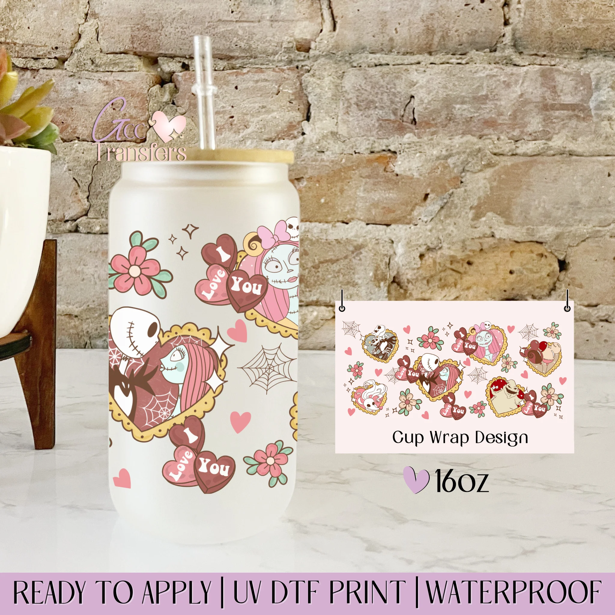 Soulmate Romance Retro Valentin - 16oz cup