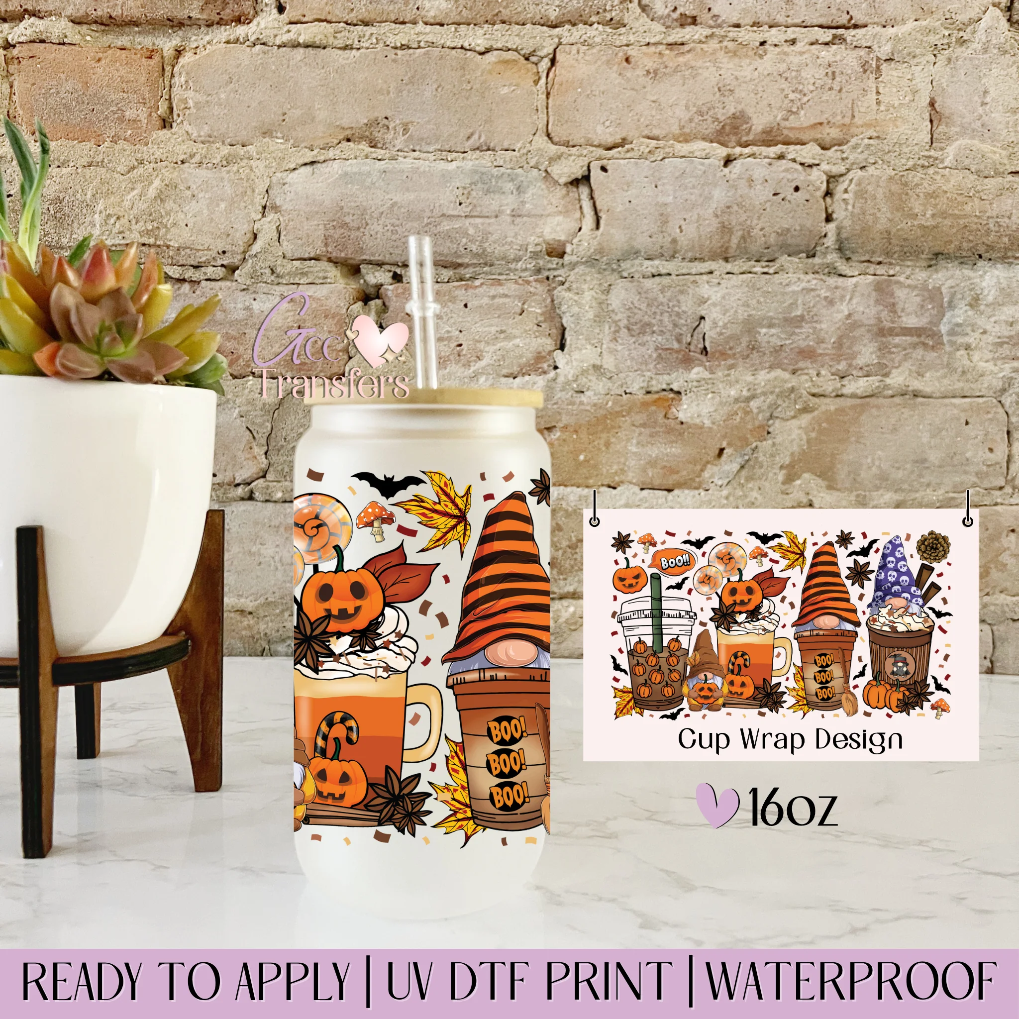 Gnomes Boo Halloween Coffee - 16oz cup