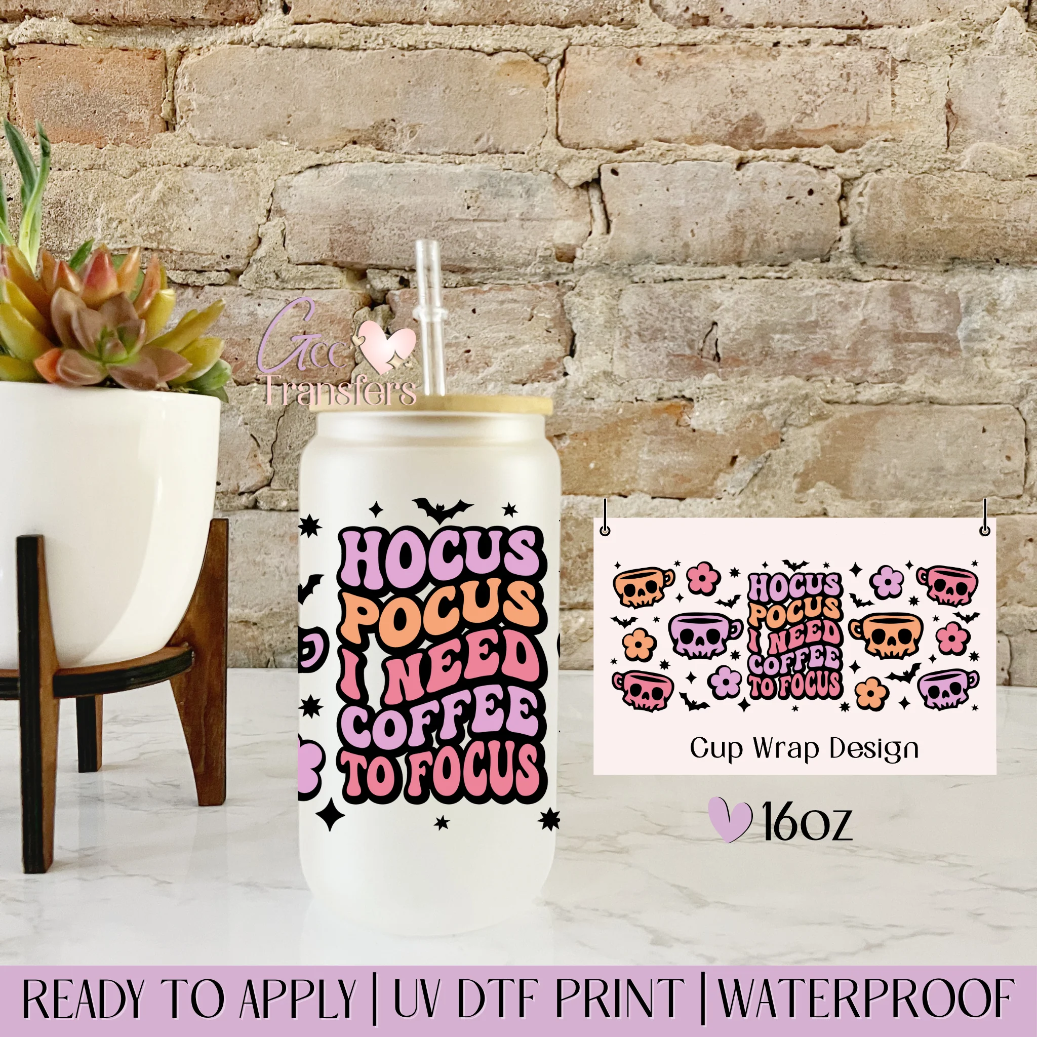 Hocus Pocus I need Coffee Halloween - 16oz cup