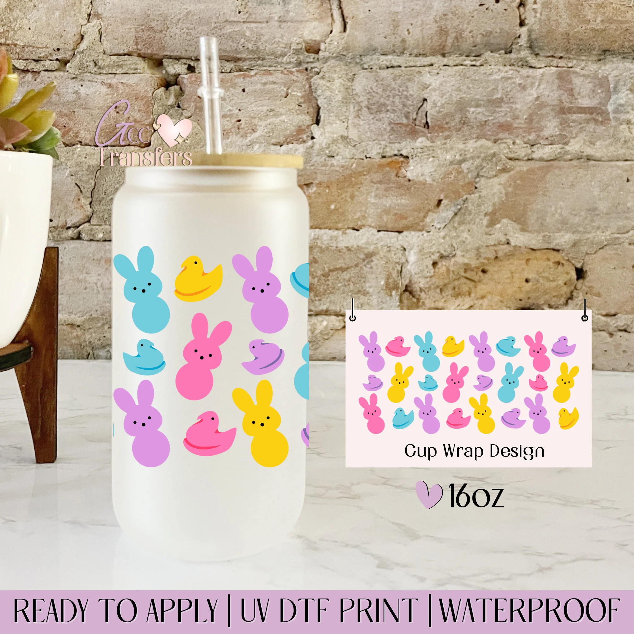 Easter Pees Mallows - 16oz cup