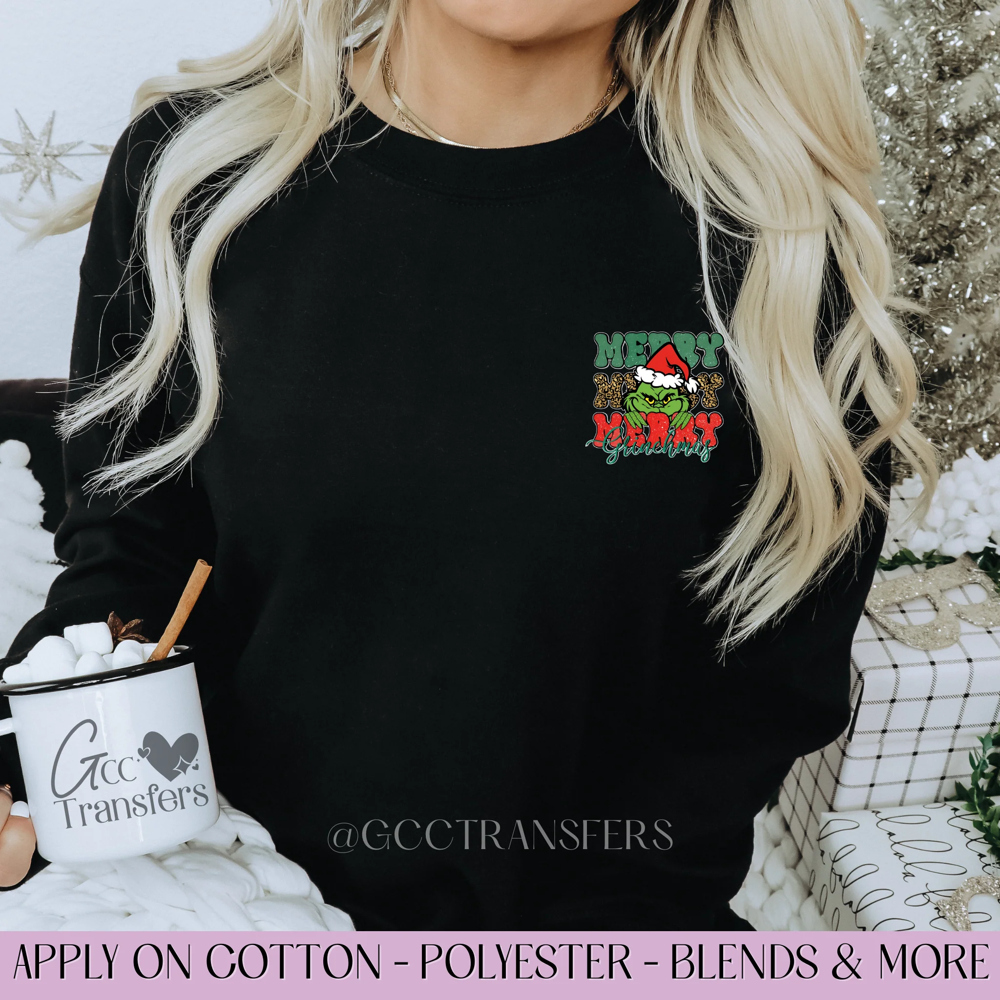 Merry X3 Grinchmas (Pocket Size) - Graphic Apparel