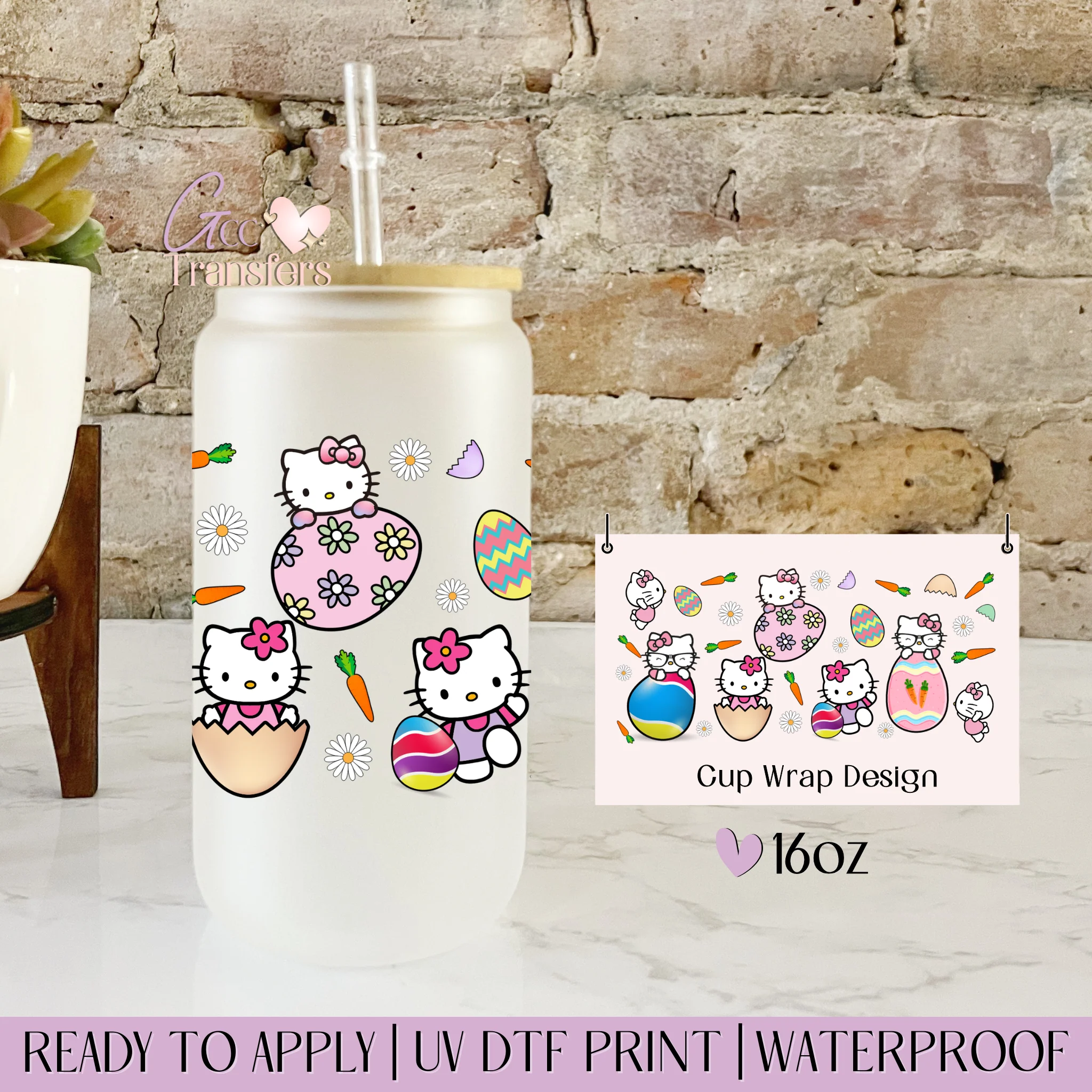 Easter Day Cat Spring - 16oz cup