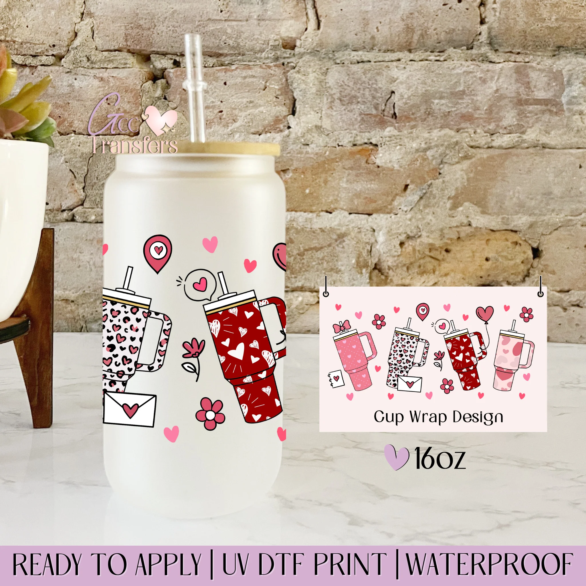 Obsessive Cup Disorder Valentine - 16oz cup