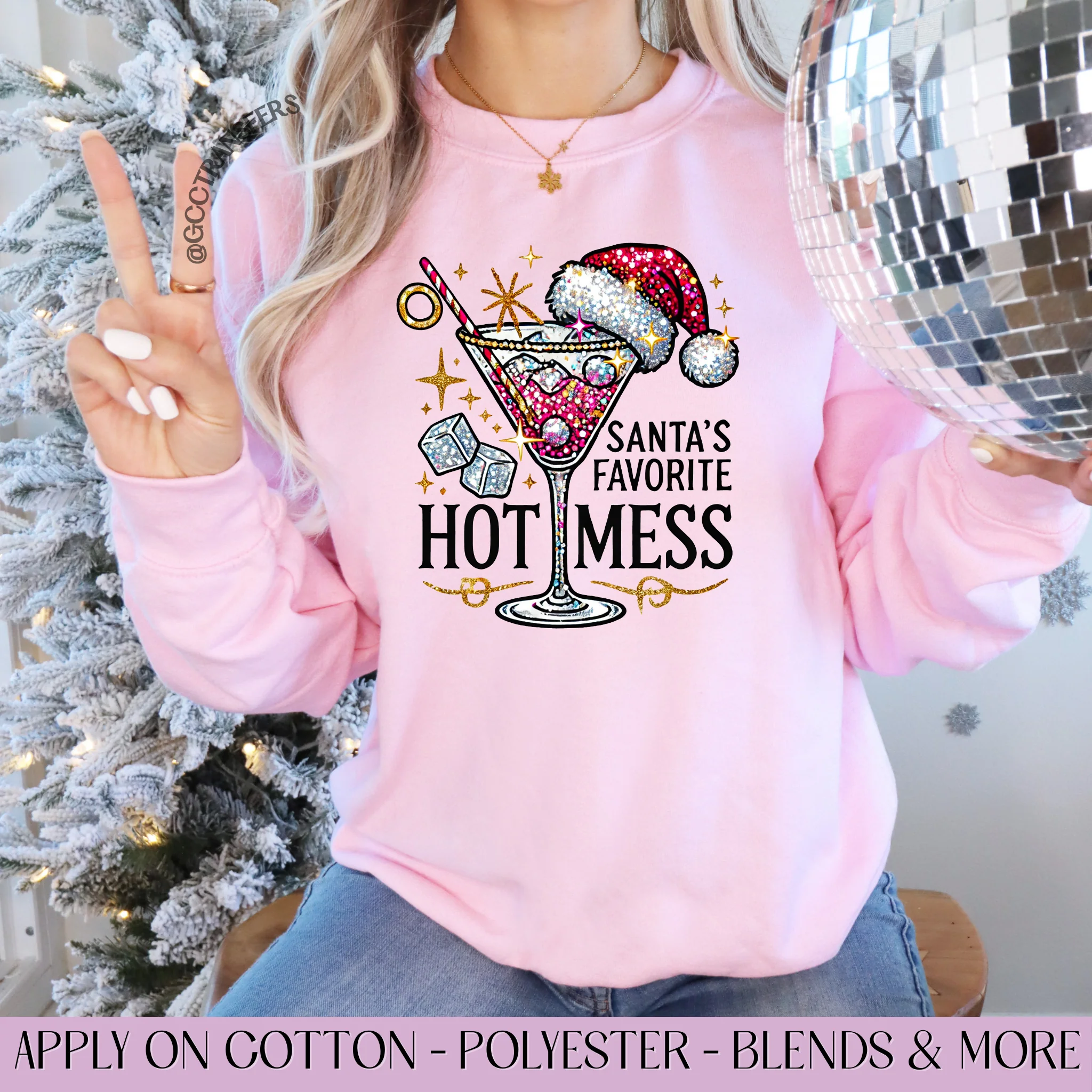 Santa's Favorite Hot Mess - Graphic Apparel