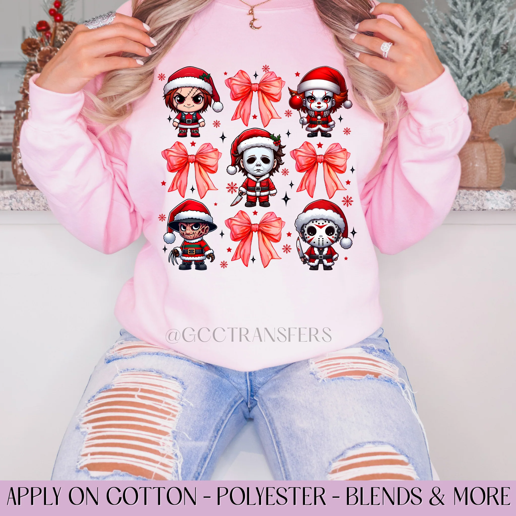 Christmas Horror Friends - Graphic Apparel