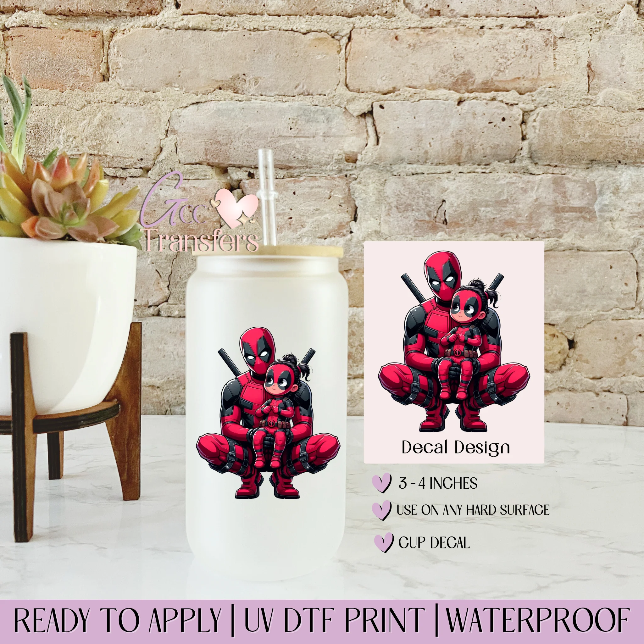 Red Suit Rebel Daddy & Daughter - CUP