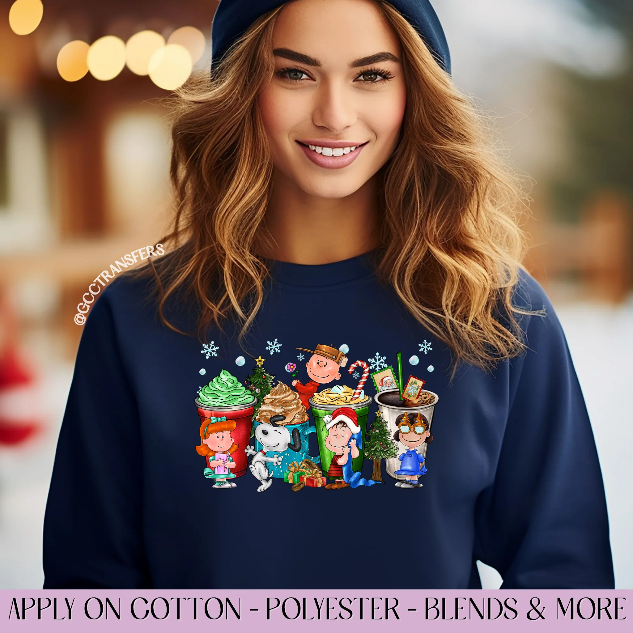 Charlie Doggy Friends Iced Coffee Xmas - Graphic Apparel