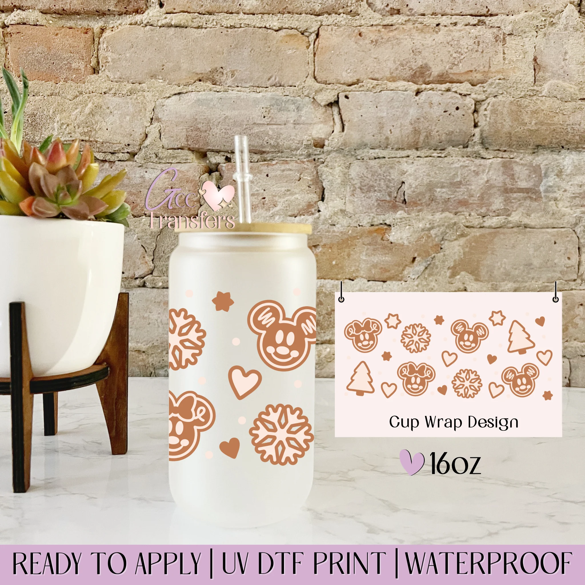 Gingerbread Magic Ears - 16oz cup