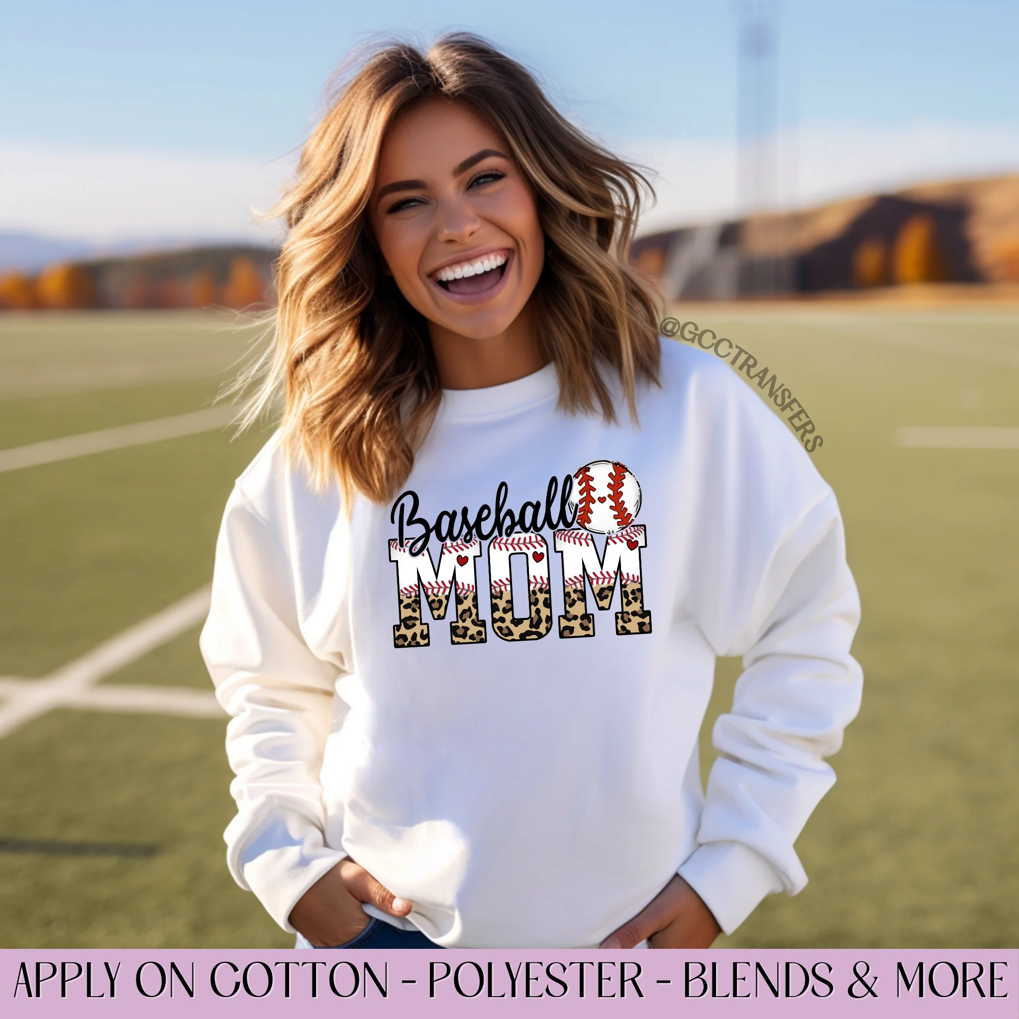 Baseball Mom Leopard - Graphic Apparel