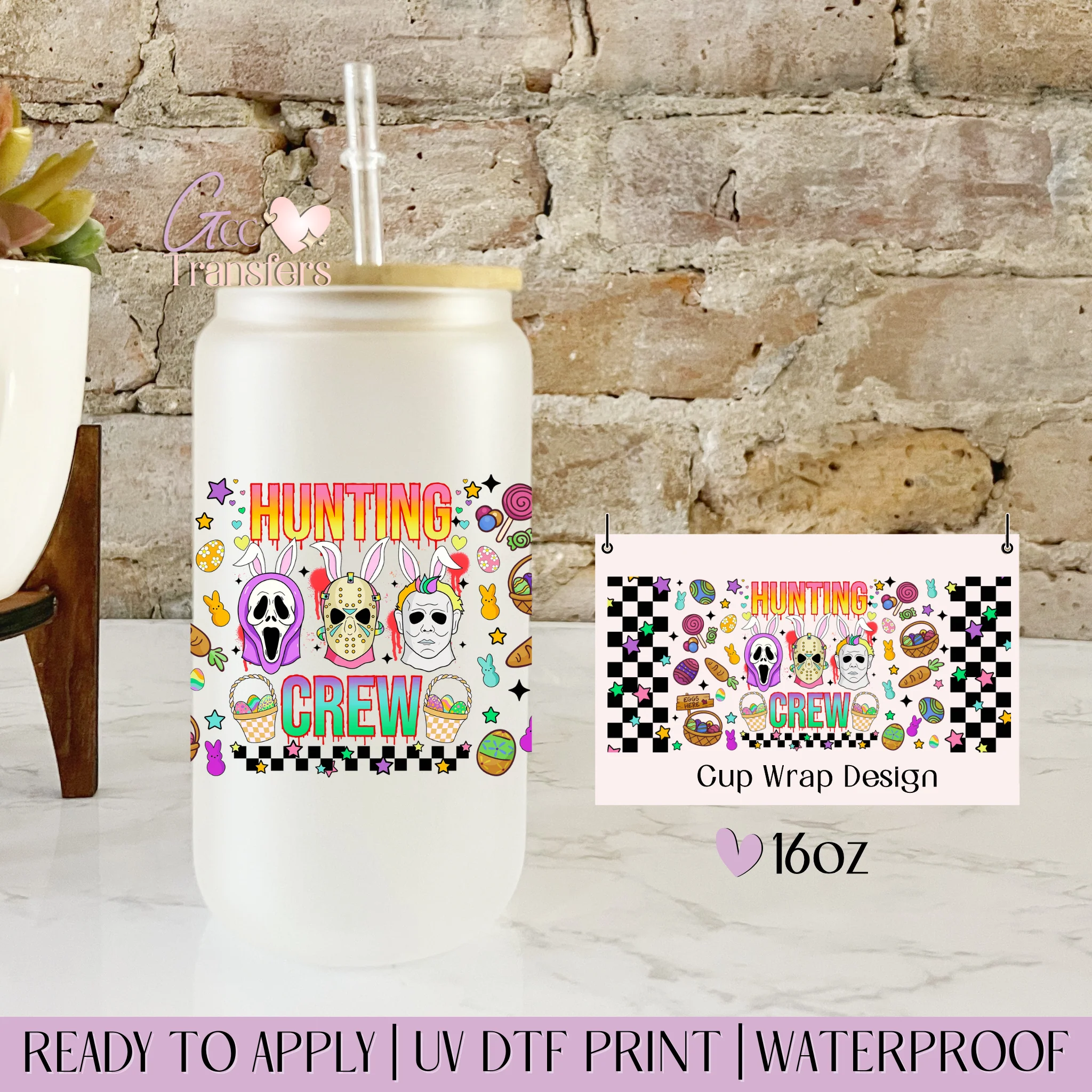 Horror Hunting Crew Easter - 16oz cup