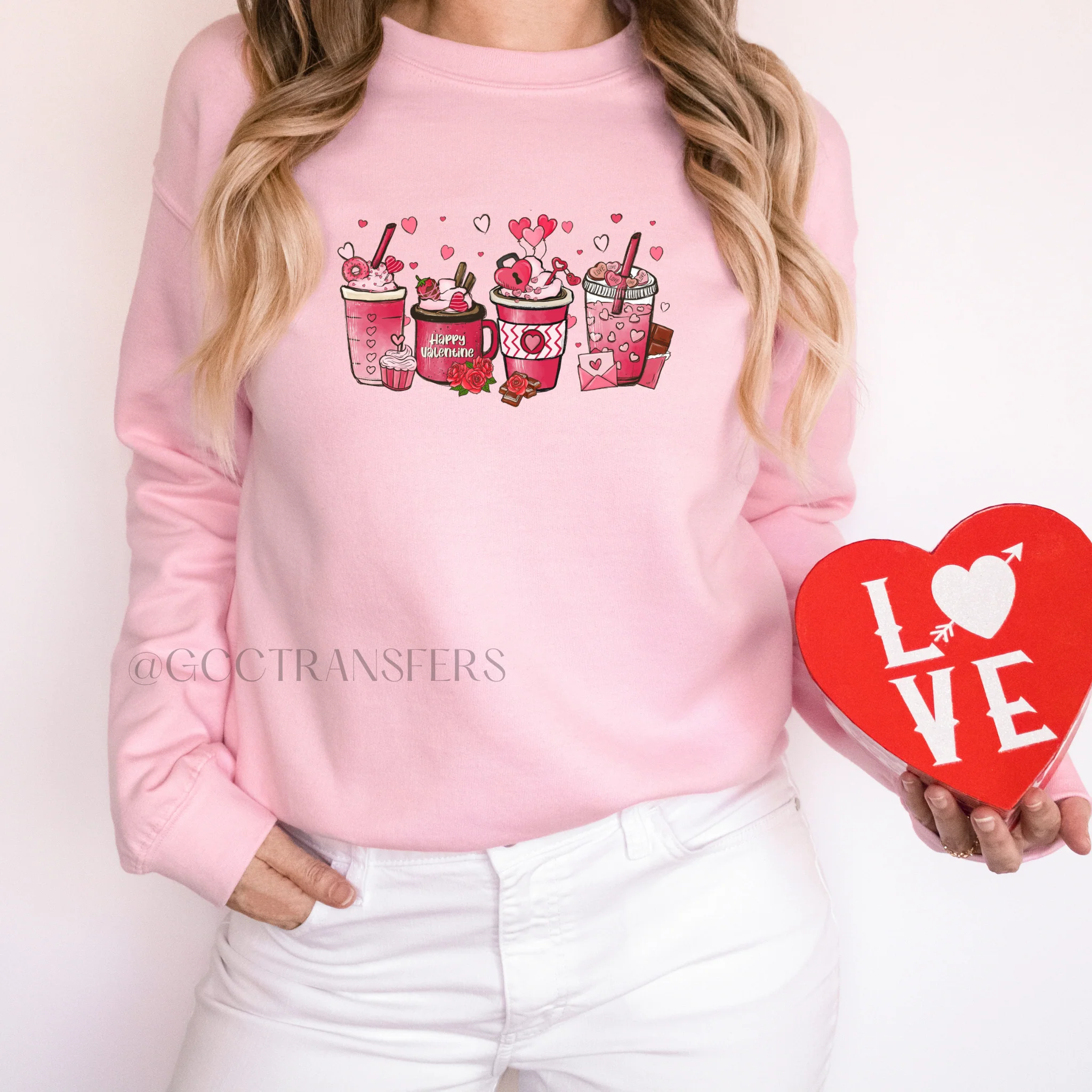 Valentine's Iced Coffee - Graphic Apparel