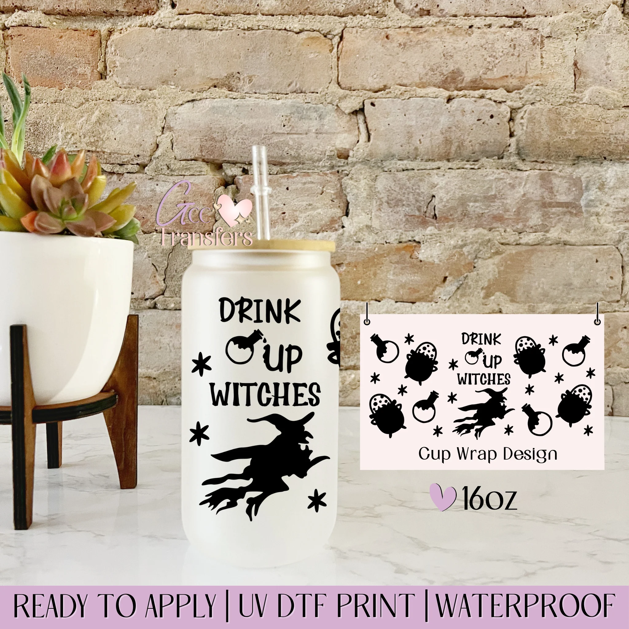 Drink Up Witches Halloween - 16oz cup