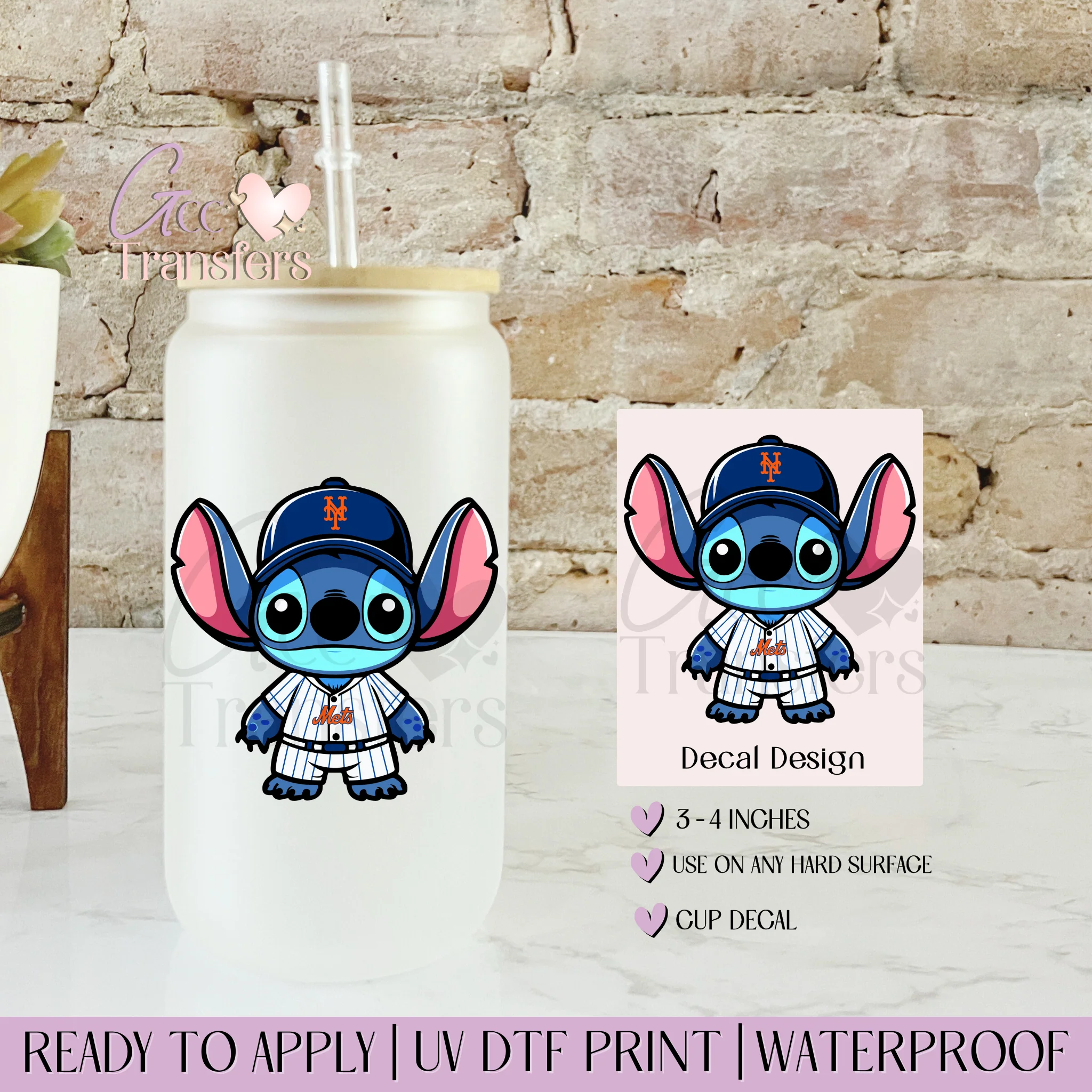 Blue Alien NY Baseball - CUP