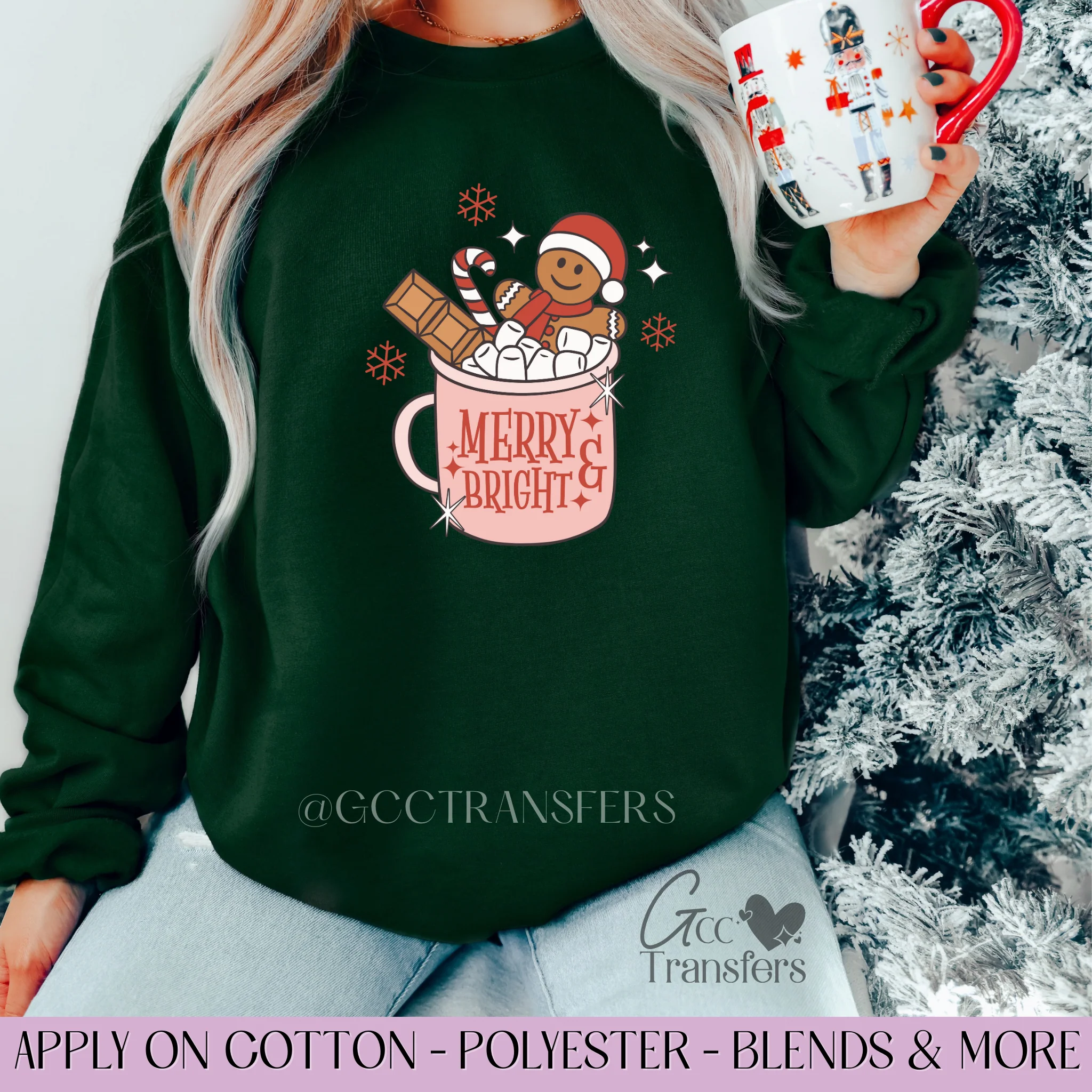 Merry & Bright Cup - Graphic Apparel
