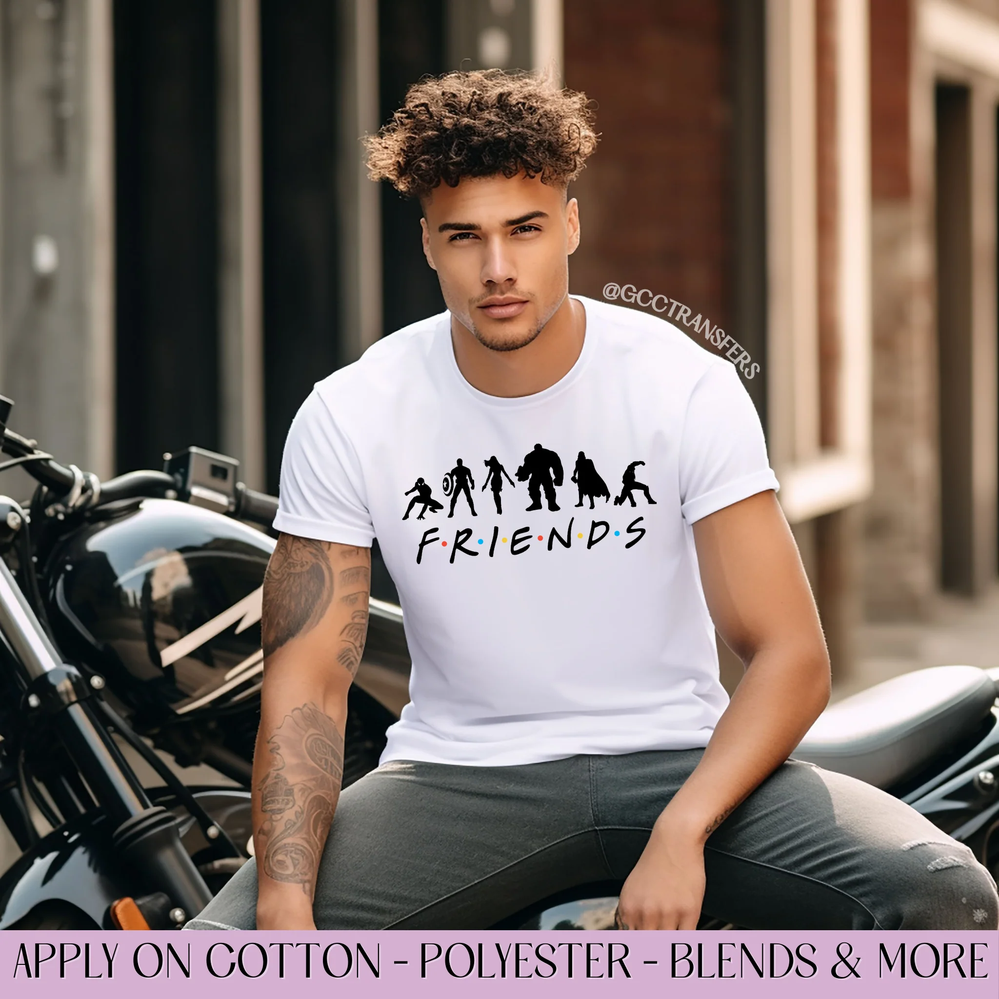 Friends Superheroes- Graphic Apparel