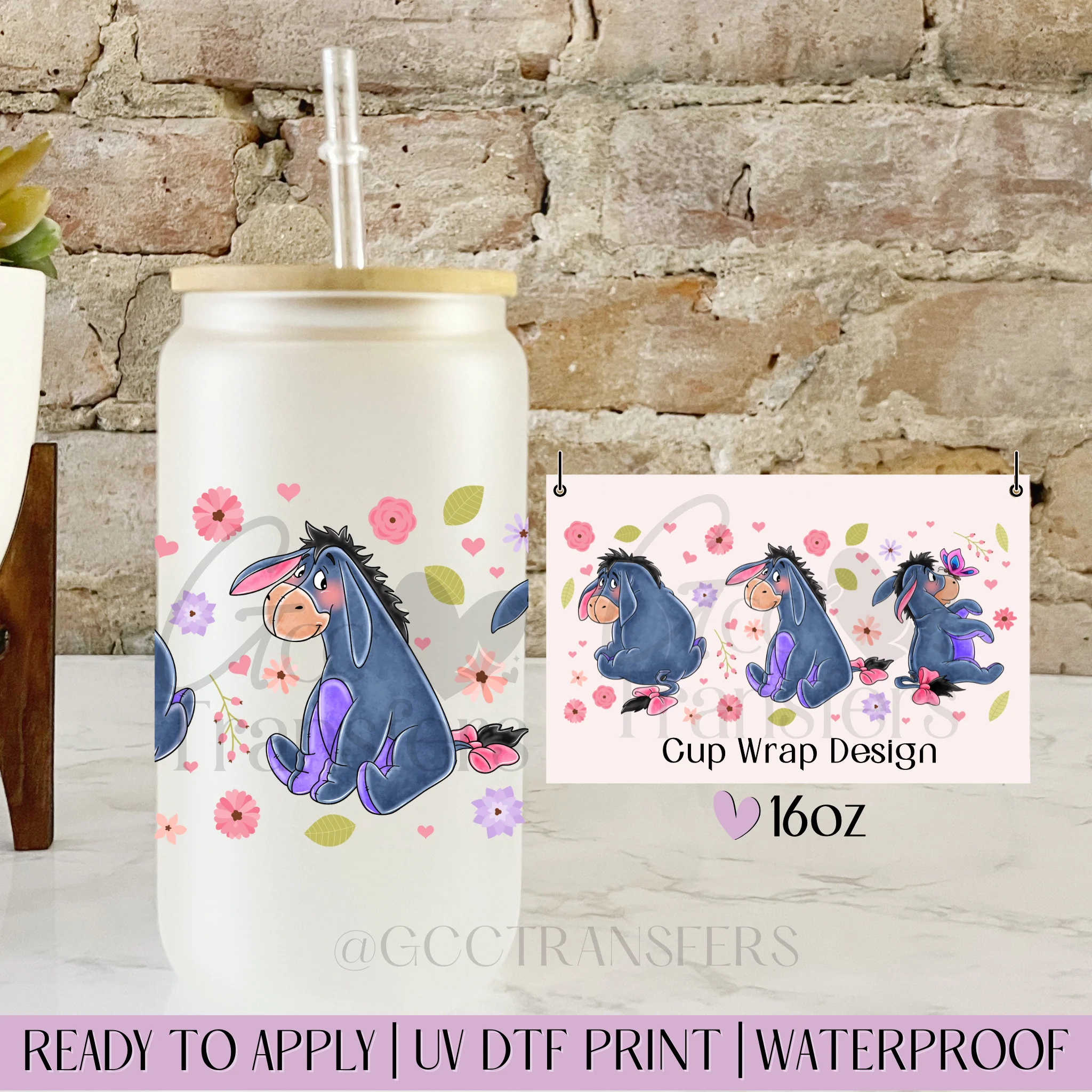 Blue Donkey Buddy - 16oz cup