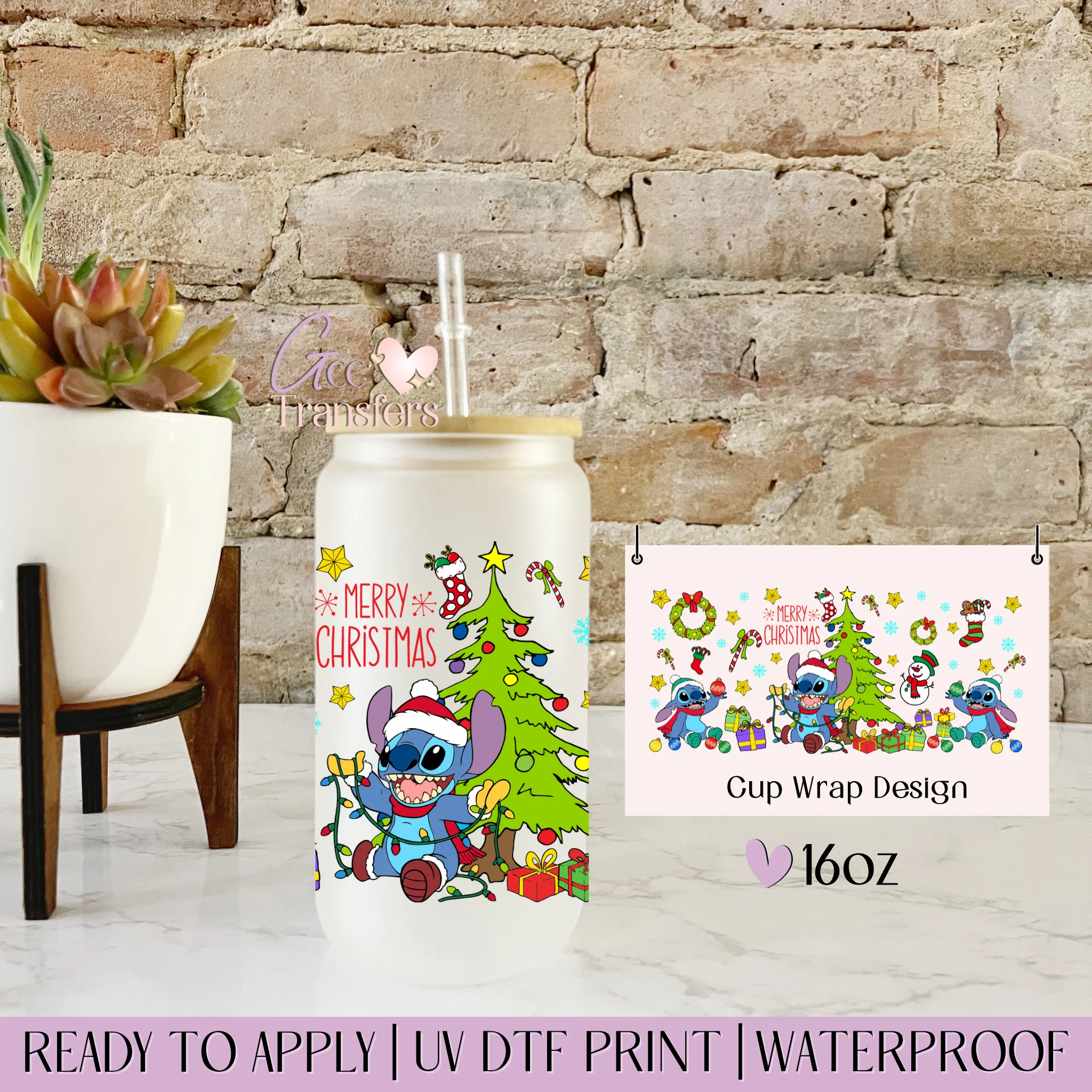 Alien Merry Christmas Tree - 16oz cup