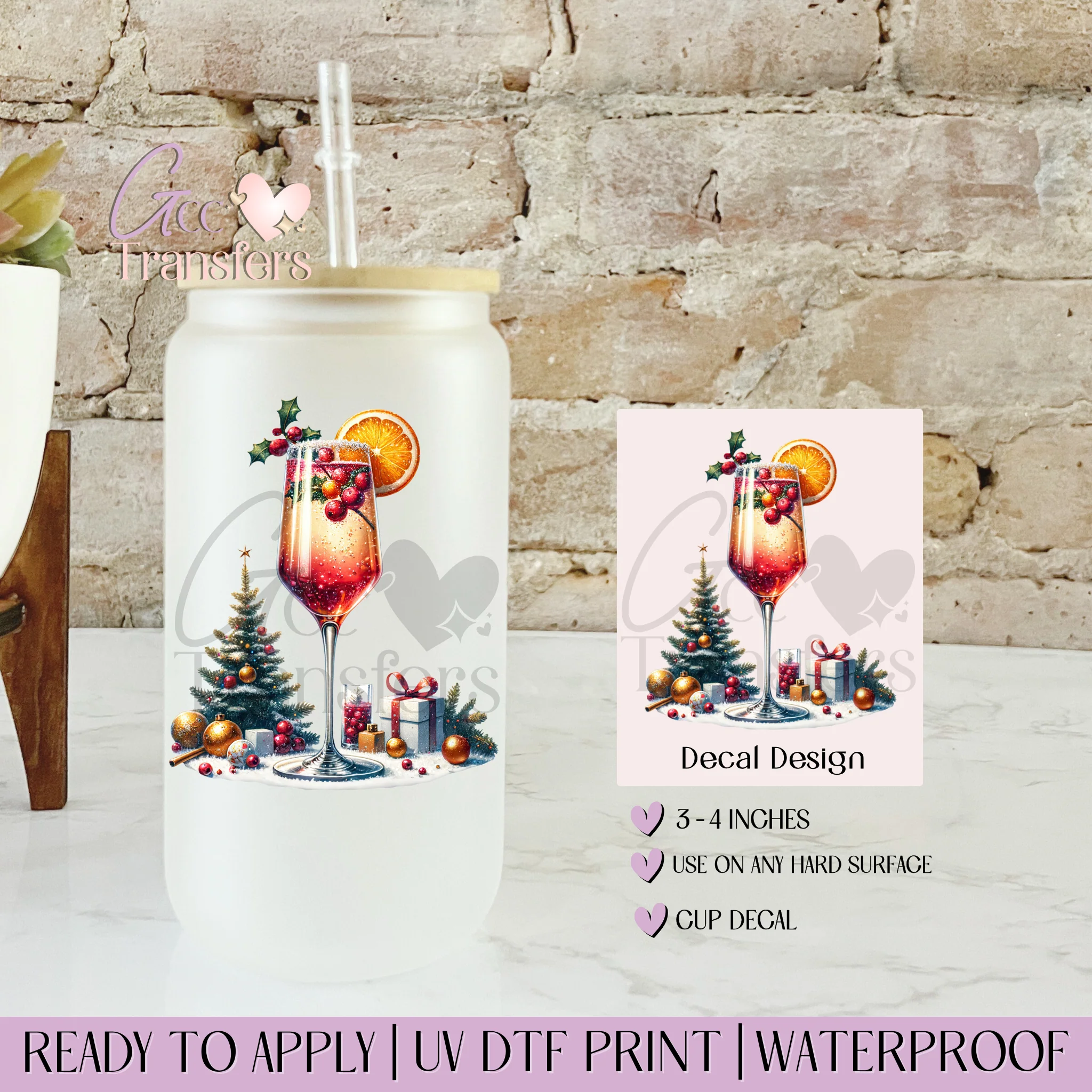 Bubbles Christmas Drink - CUP