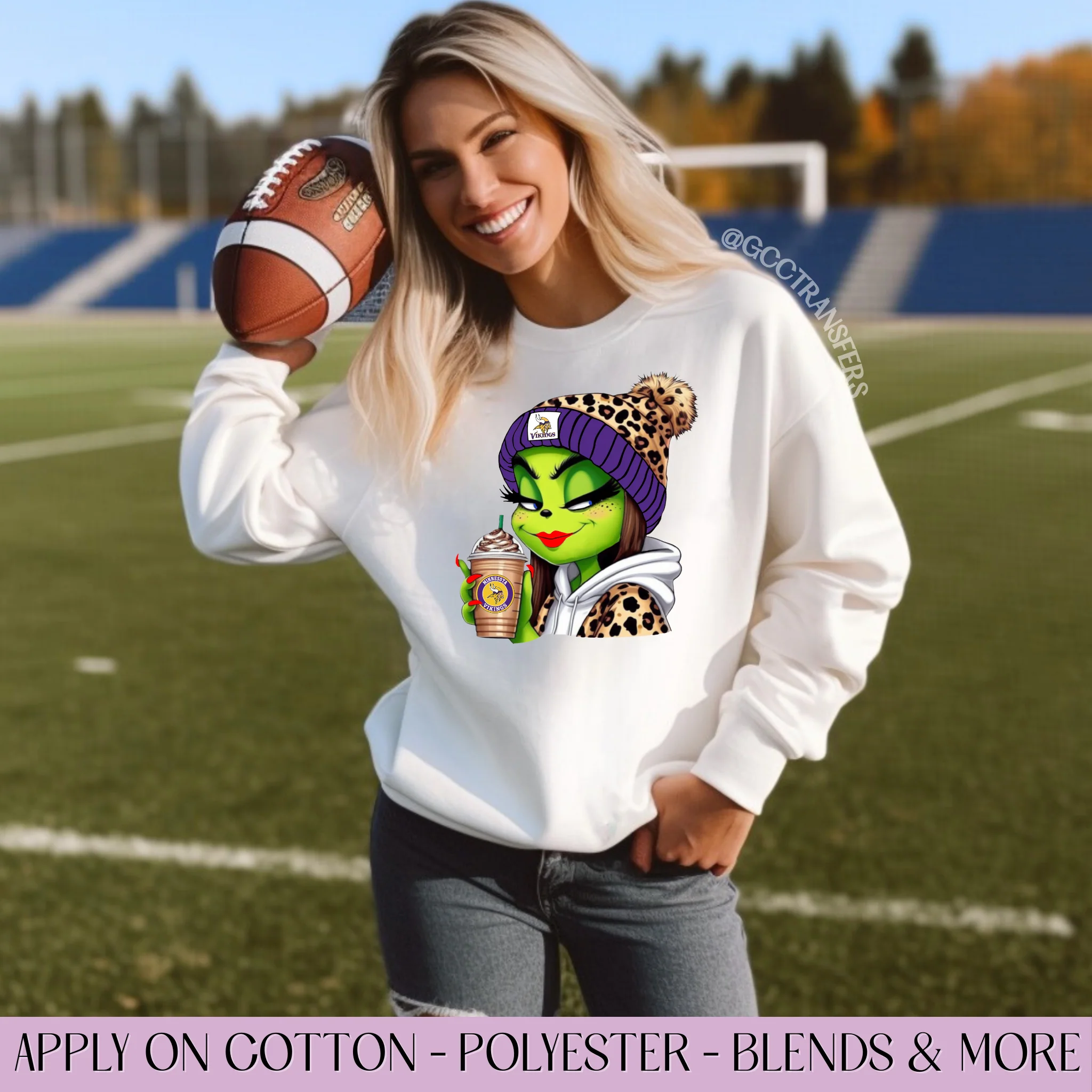 Boujee Girl Viking Football Team - Graphic Apparel
