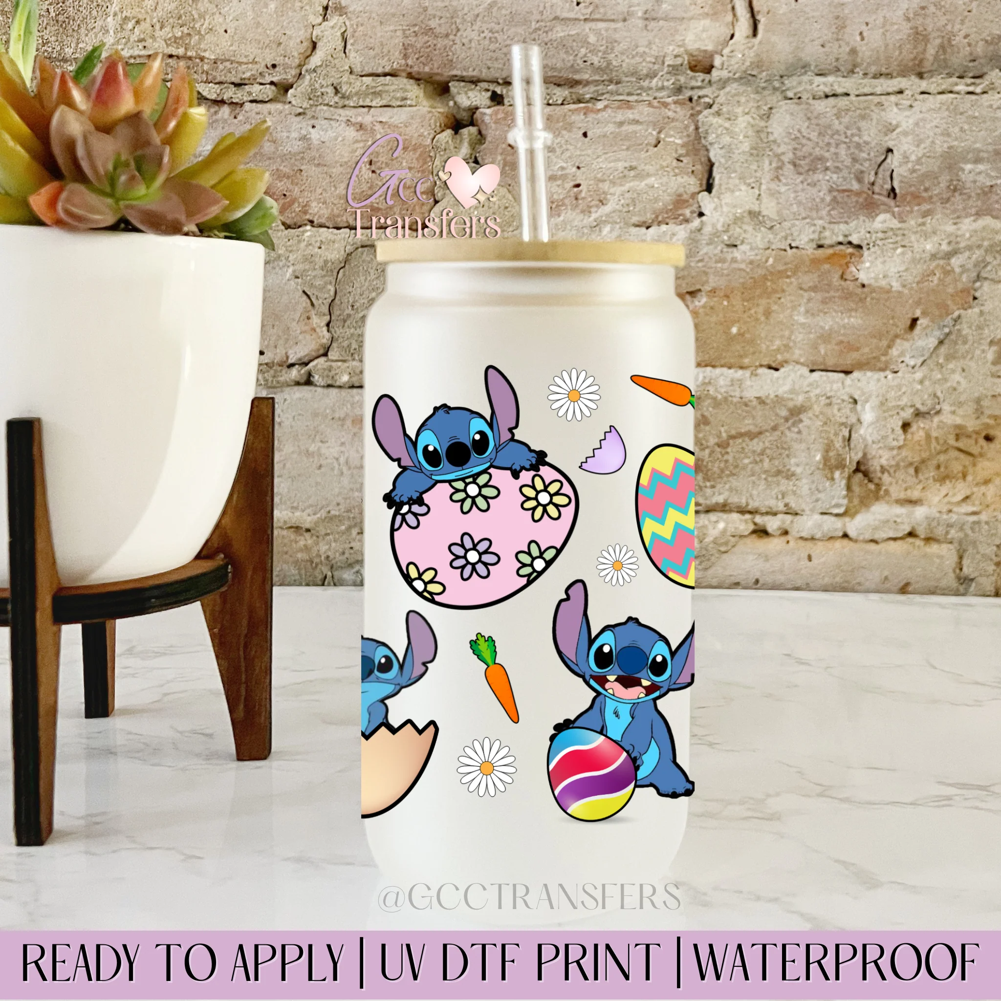 Colored Easter Eggs Alien Face - 16oz cup