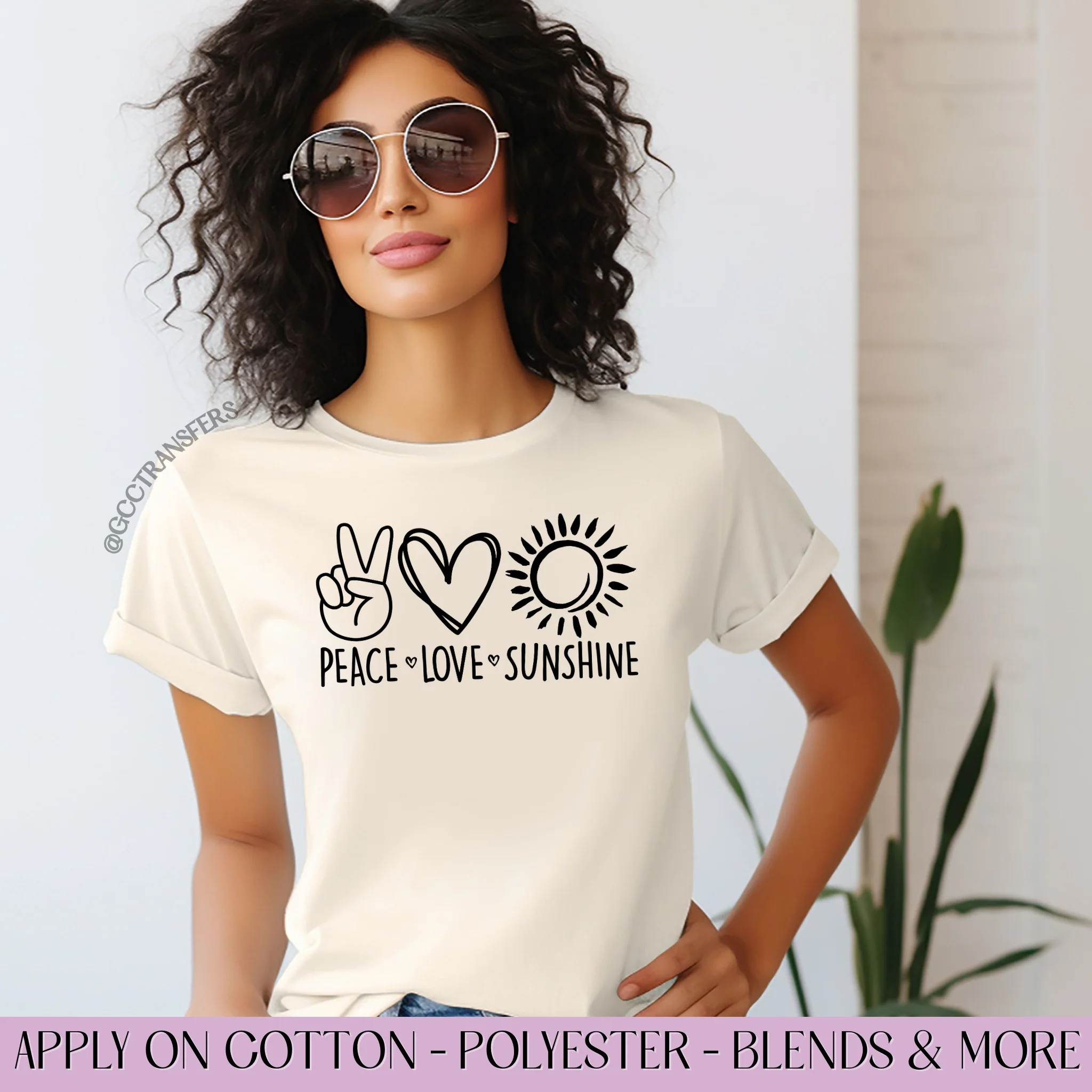 Peace Love Sunshine - Graphic Apparel