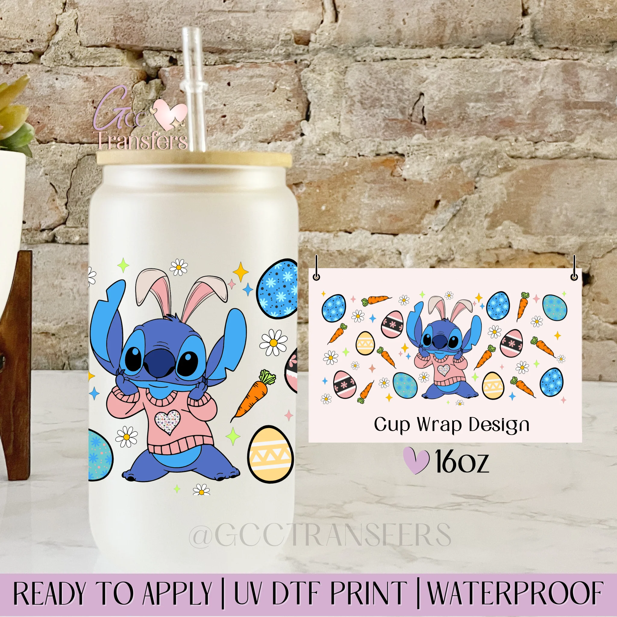 Easter Egg Alien Character - 16oz cup