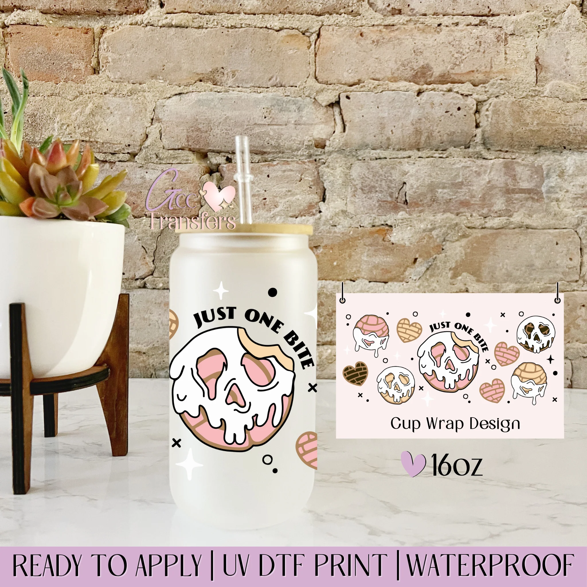 Donut Drip Just One Bite - 16oz cup