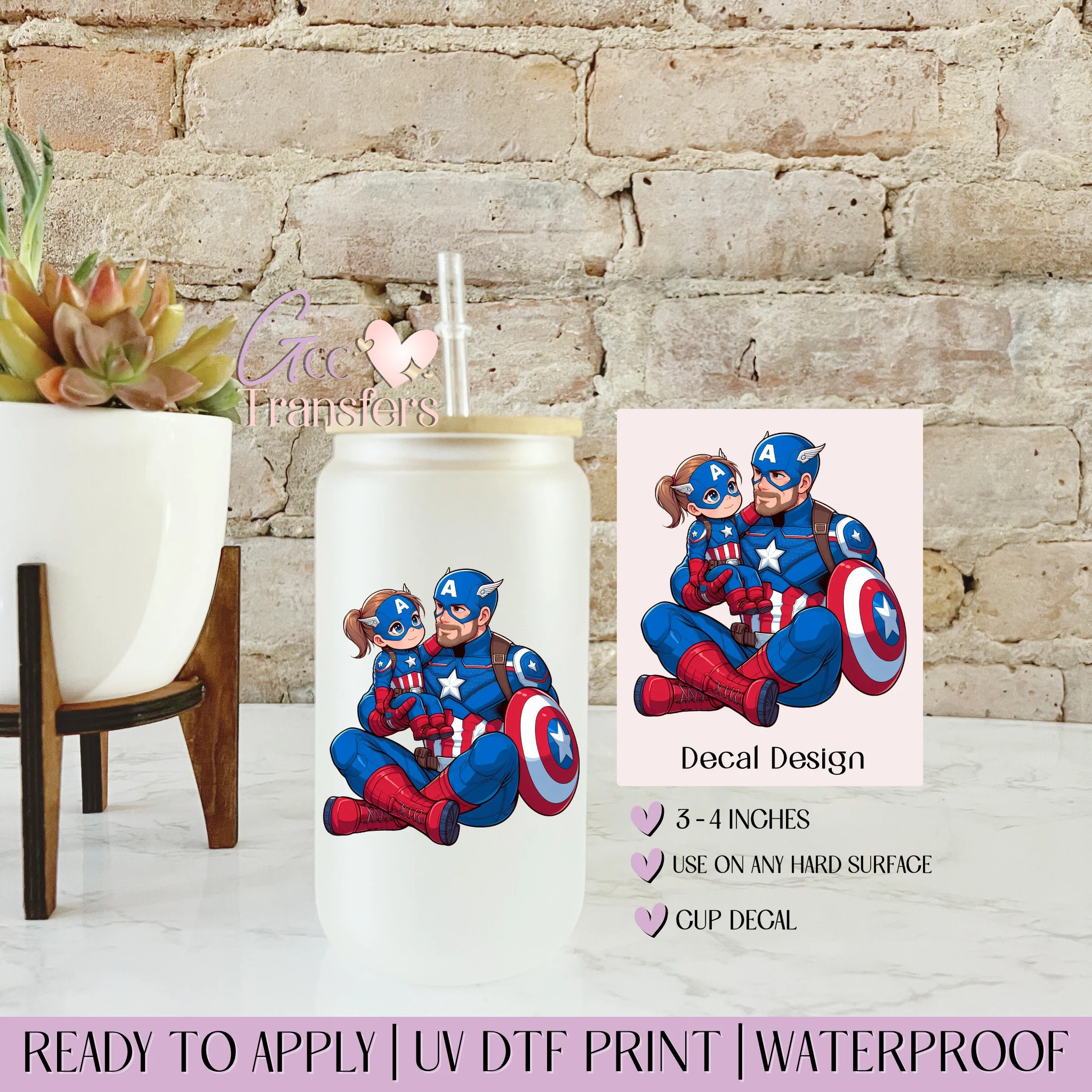 The Patriot's Shield Daddy & Daughter - CUP